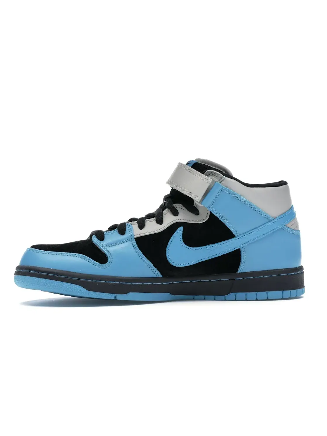 Мужские кроссовки Nike SB Dunk Mid Nike — изображение 3 из 4, черный/голубой синий