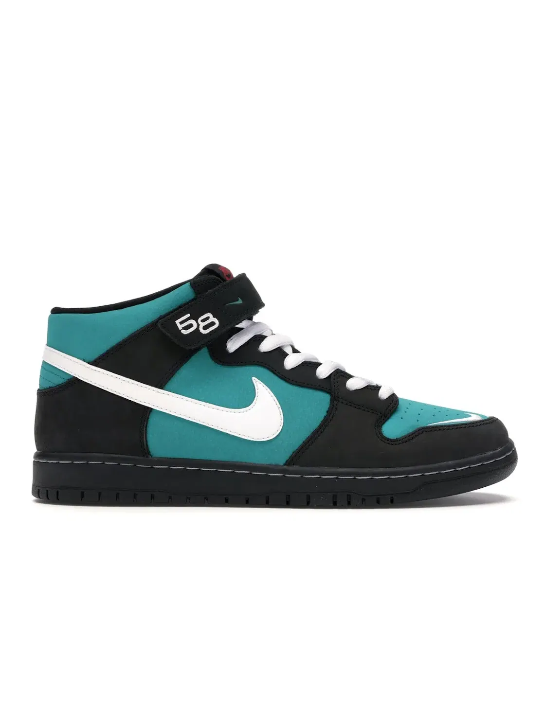 Мужские кроссовки с принтом Nike SB Dunk Mid Griffey Nike — изображение 1 из 4, черный/белый-черный
