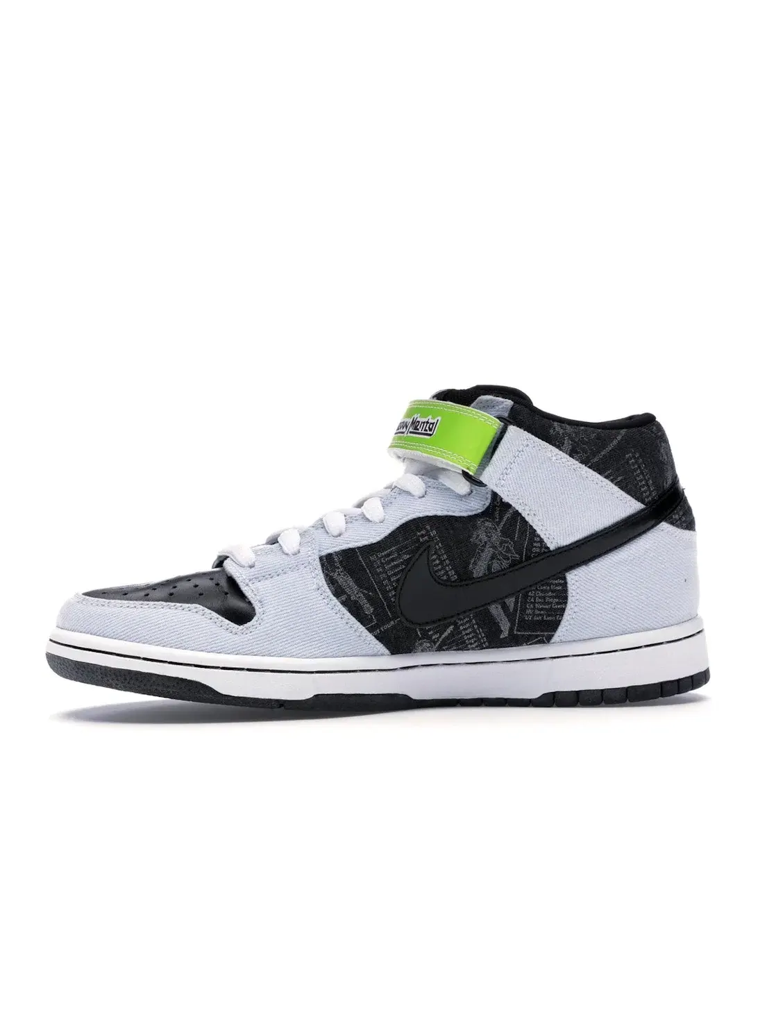 Мужские кроссовки Nike SB Dunk Mid Nike — изображение 3 из 4, черный