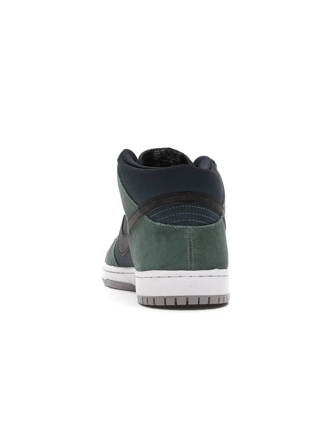 Мужские кроссовки для скейтбординга с высоким берцем Nike SB Dunk Mid Nike — изображение 4 из 4, черный-черный-белый