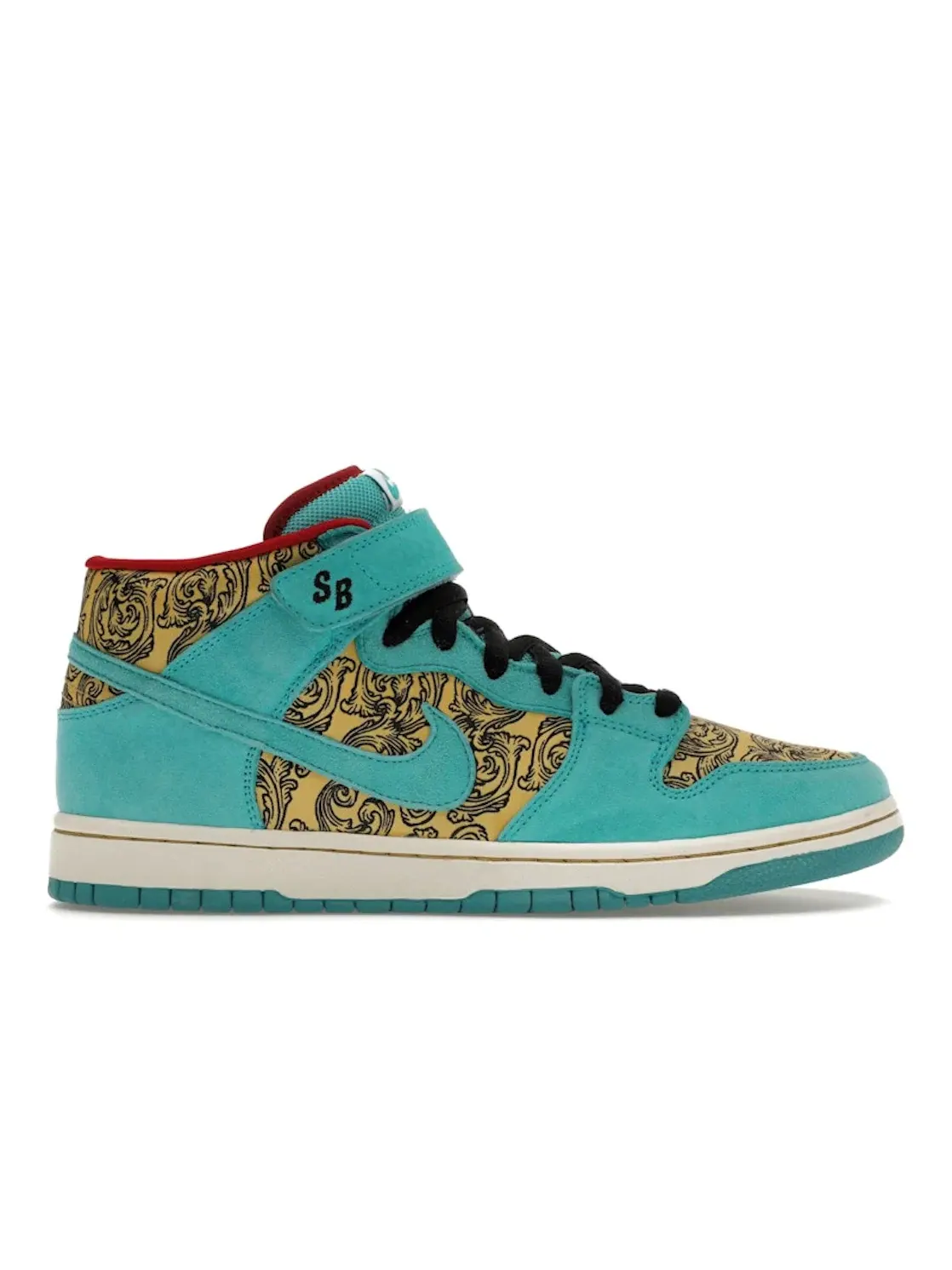 Мужские кроссовки Nike SB Dunk Mid Premium — изображение 1 из 4, золотистый/черный