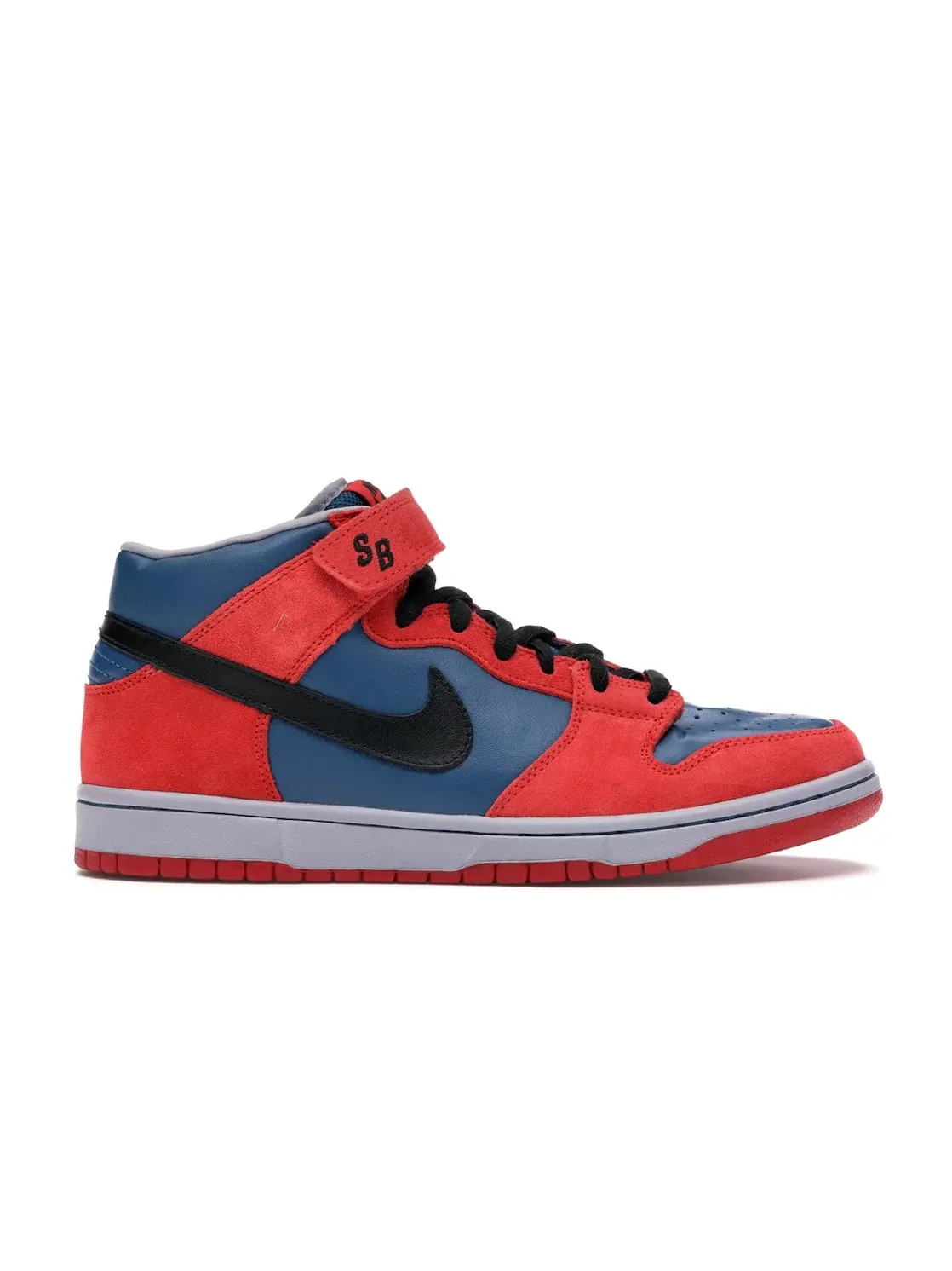 Мужские кроссовки Nike SB Dunk Mid Spider Man — изображение 1 из 4, черный
