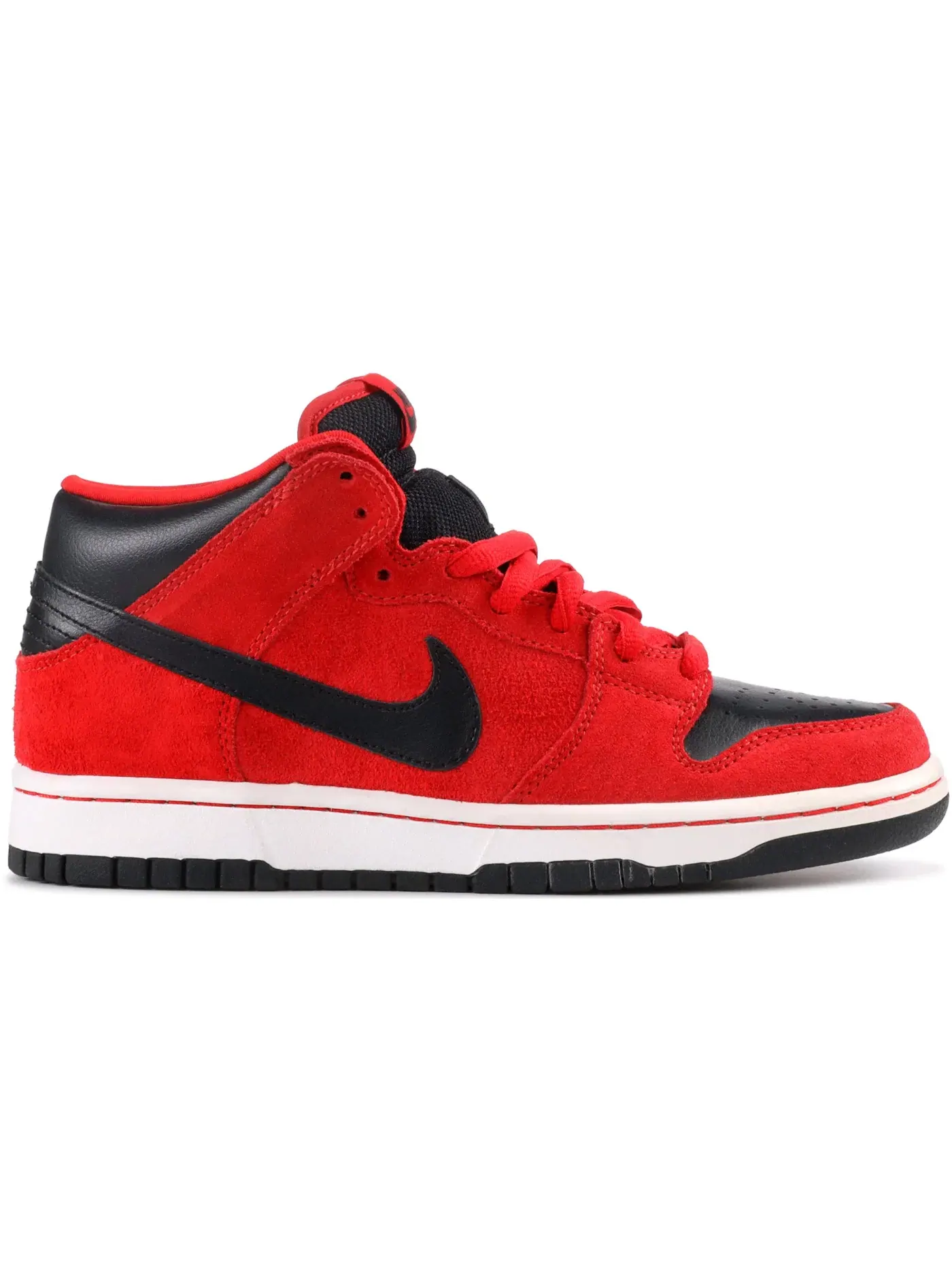 Мужские кроссовки Nike SB Dunk Mid — изображение 1 из 1, красный/черный