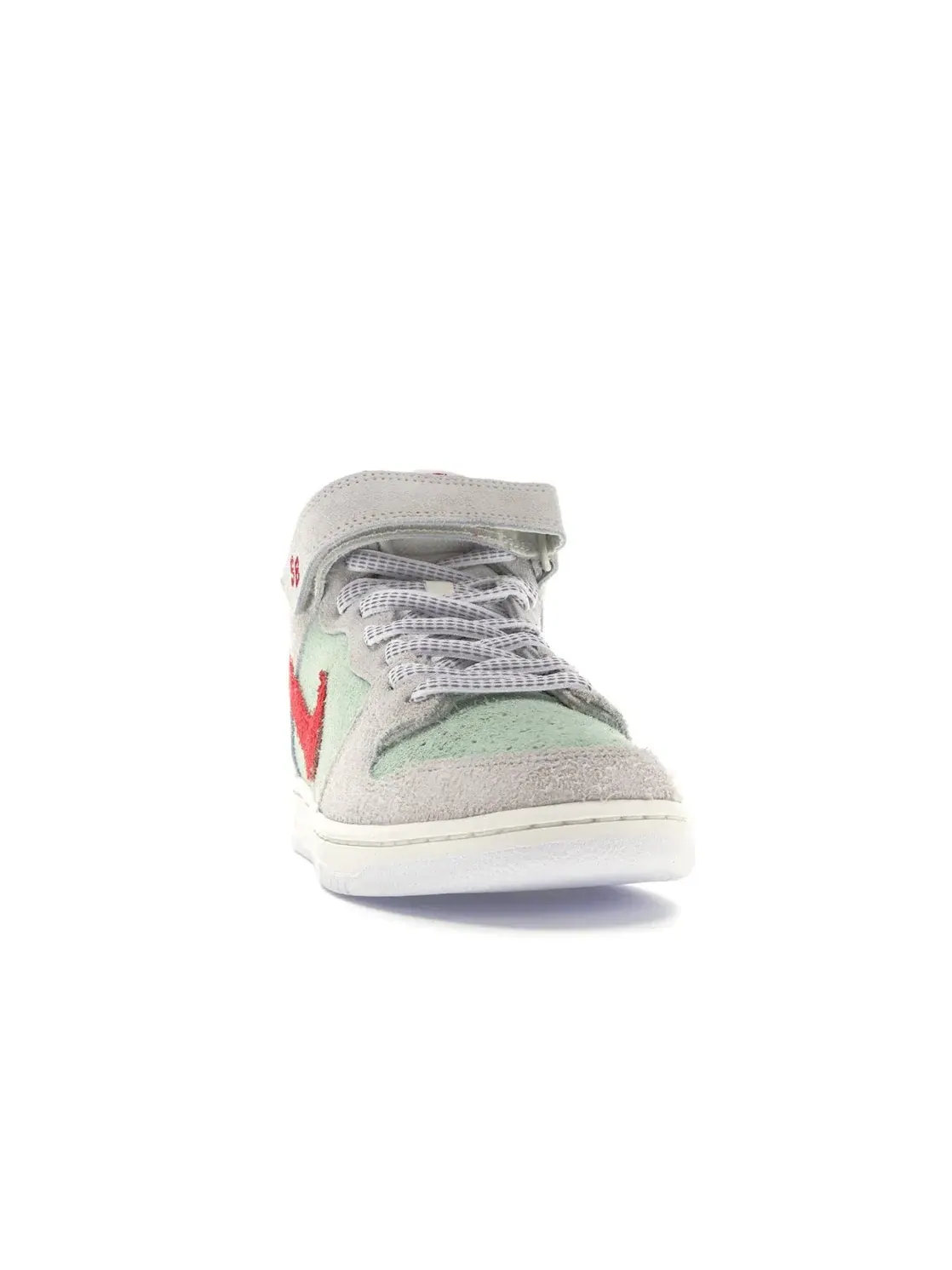 Мужские кроссовки с принтом Nike SB Dunk Mid White Widow Nike — изображение 2 из 4, красный