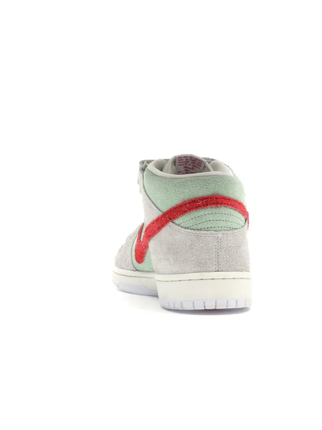 Мужские кроссовки с принтом Nike SB Dunk Mid White Widow Nike — изображение 4 из 4, красный