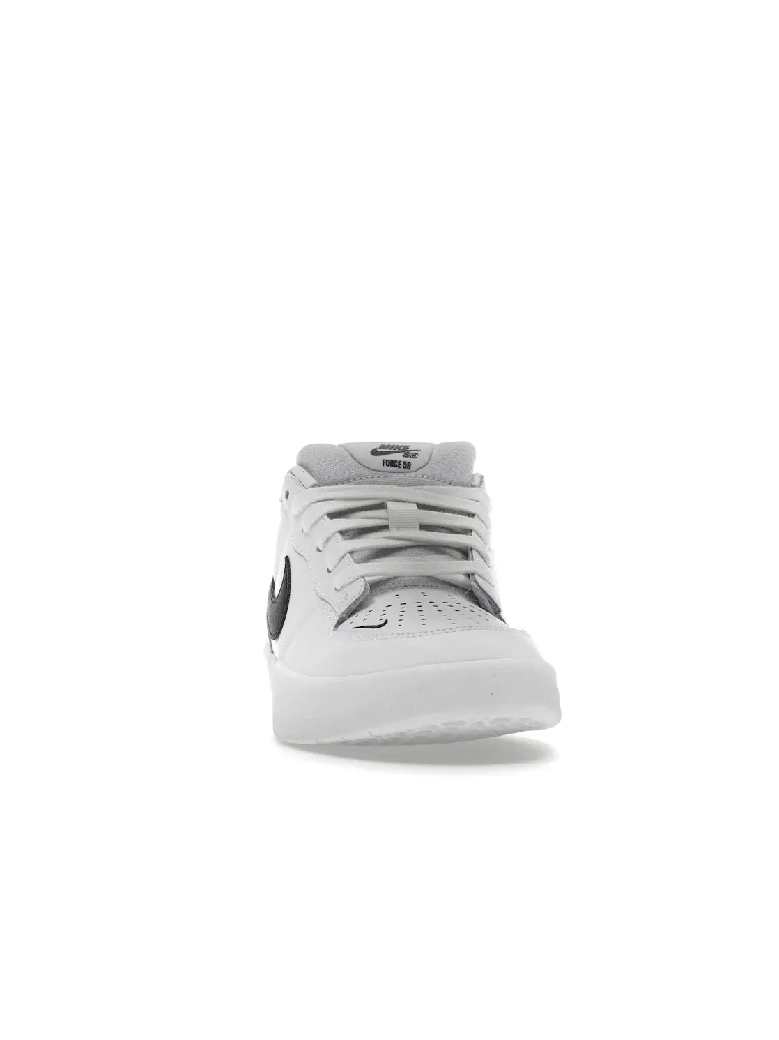 Мужские кроссовки с низким профилем Nike SB Force 58 Premium — изображение 2 из 4, белый/белый/белый/черный