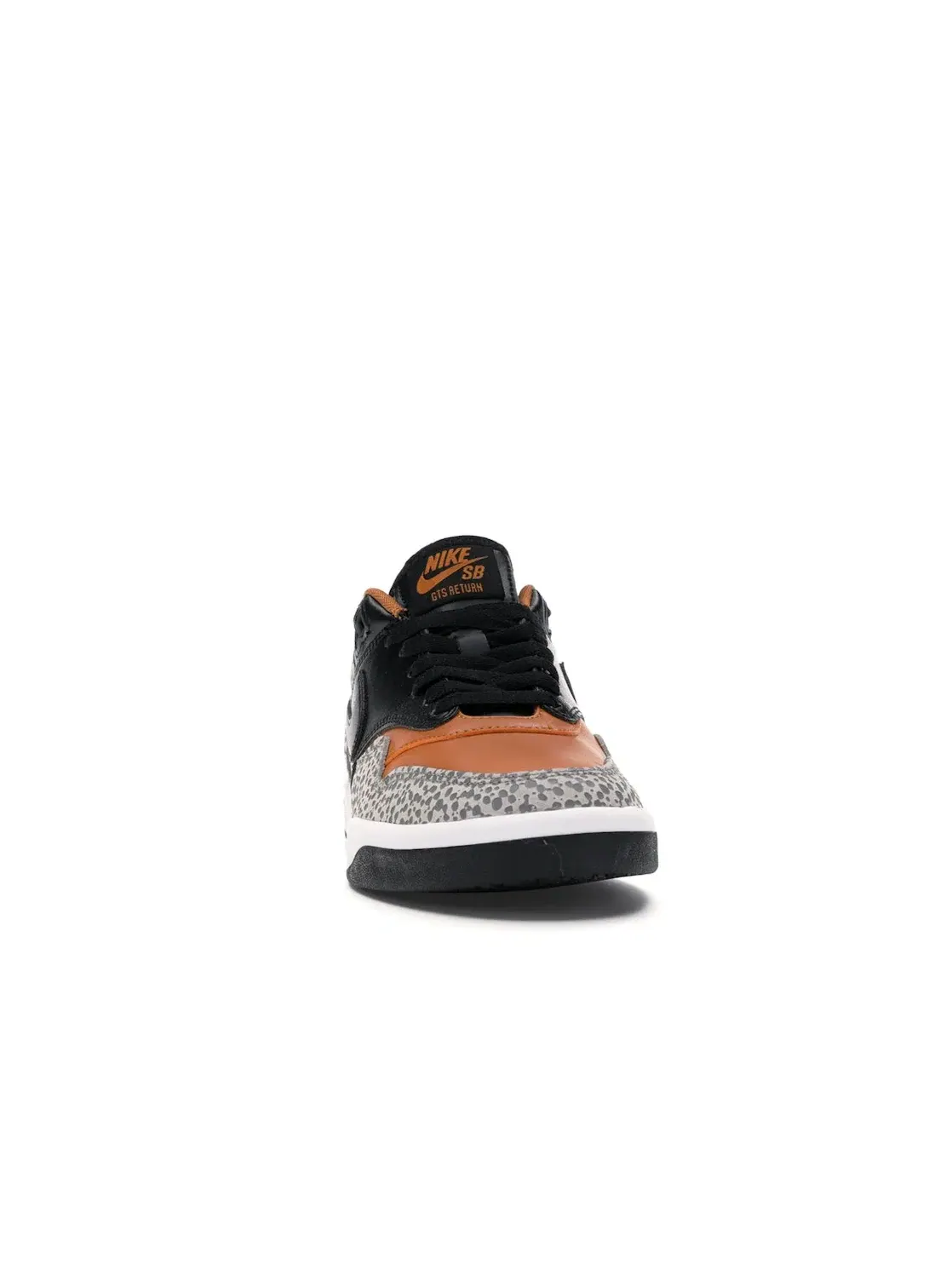 Мужские кроссовки из кожи с расцветкой Safari Nike SB GTS Return — изображение 2 из 4, черный--черный