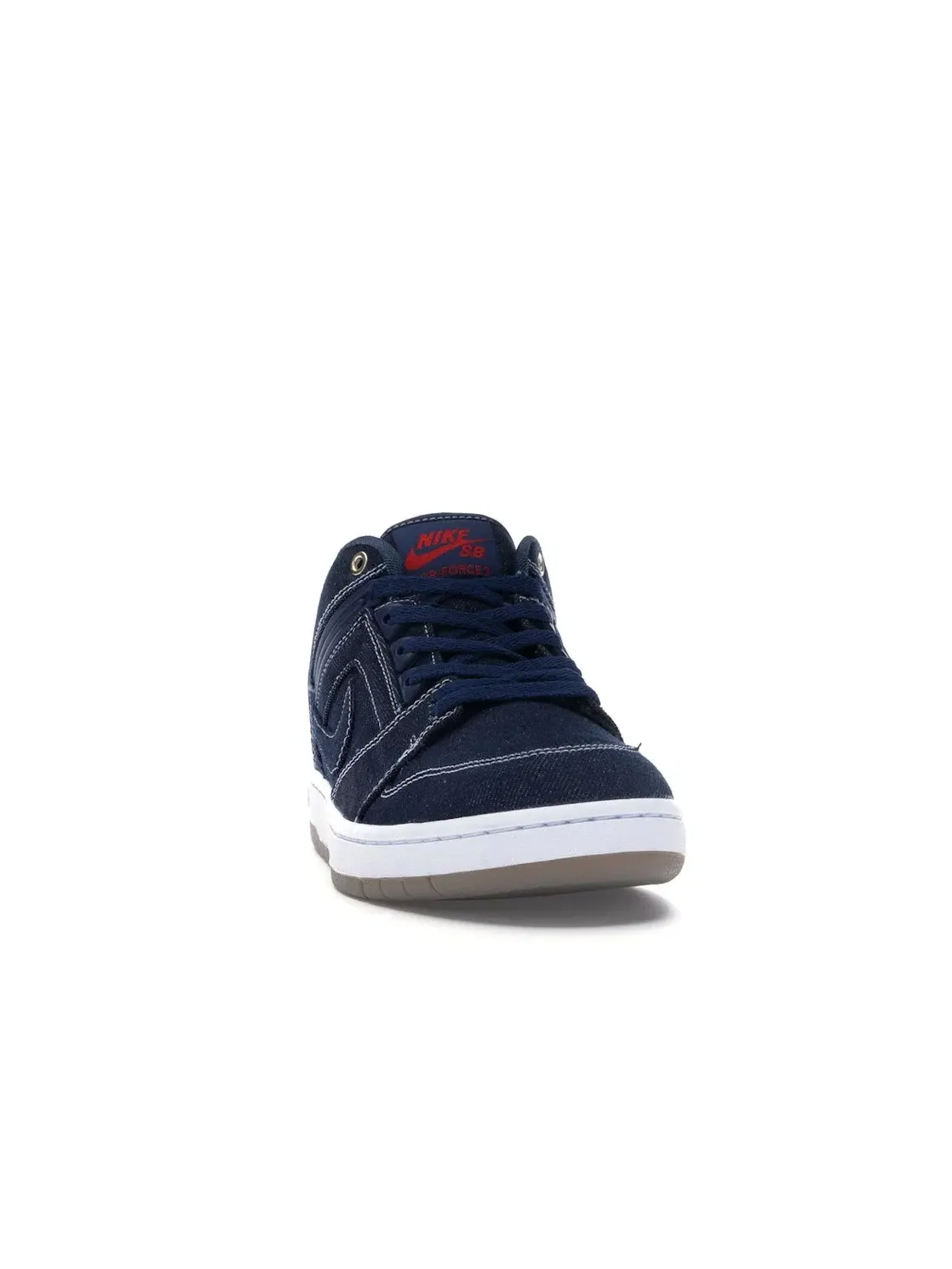 Мужские кроссовки с принтом Nike SB Air Force 2 Low Rivals Pack (West) Nike — изображение 2 из 4, синий/синий-белый