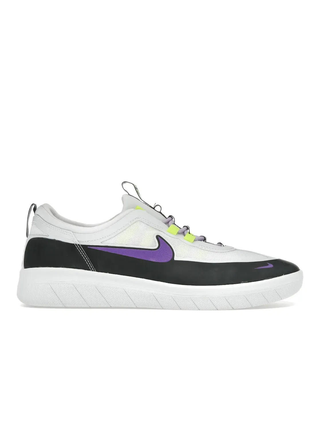 Мужские кроссовки для скейтбординга Nike SB Nyjah Free 2 — изображение 1 из 4, черный//белый