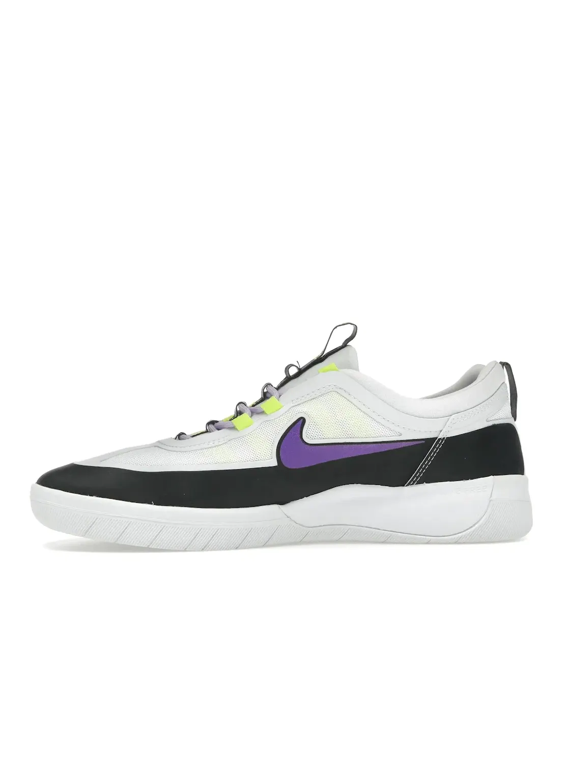 Мужские кроссовки для скейтбординга Nike SB Nyjah Free 2 — изображение 3 из 4, черный//белый