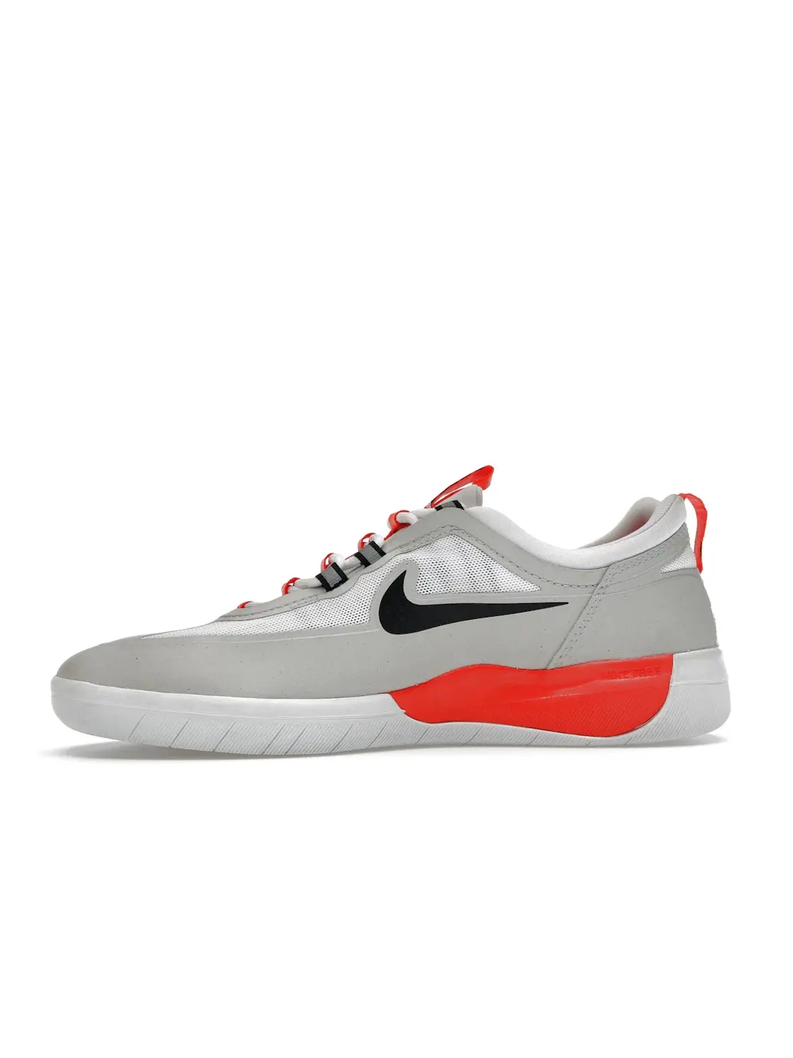 Мужские кроссовки для скейтбординга Nike SB Nyjah Free 2 — изображение 3 из 4, серый/черный/белый/яркий