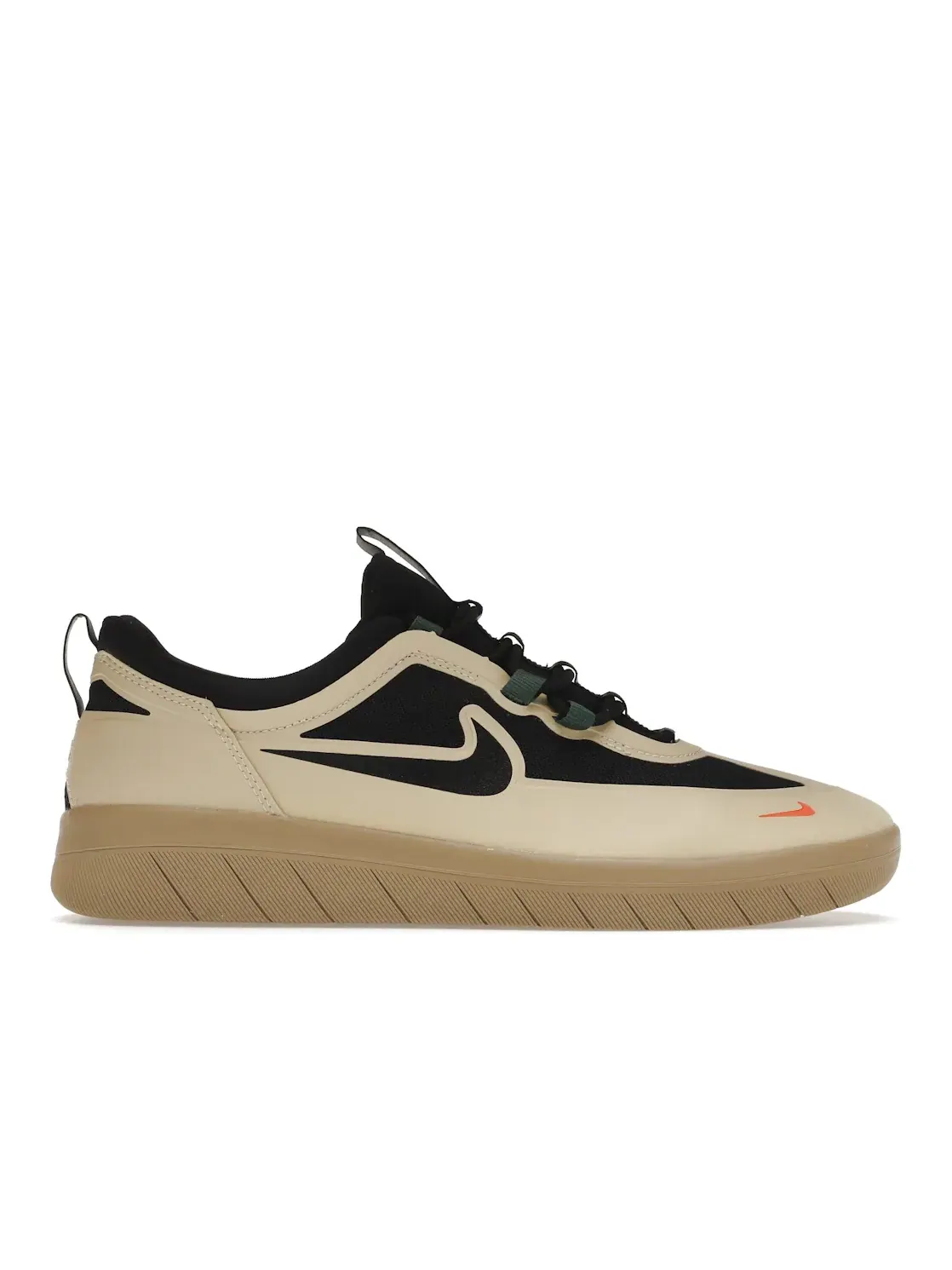 Мужские кроссовки с сетчатым верхом Nike SB Nyjah Free 2 Nike — изображение 1 из 4, зеленый/оранжевый/черный