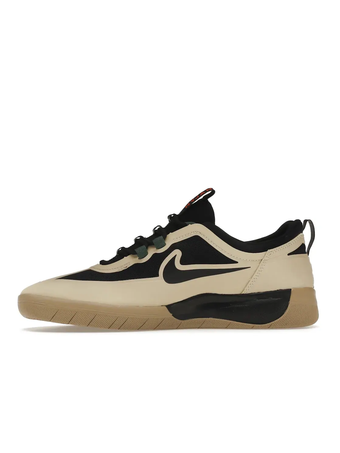 Мужские кроссовки с сетчатым верхом Nike SB Nyjah Free 2 Nike — изображение 3 из 4, зеленый/оранжевый/черный