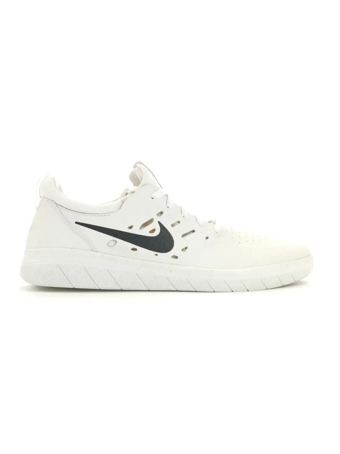 Мужские кроссовки для скейтбординга с верхом из неопрена Nike SB Nyjah Nike — изображение 1 из 4, белый