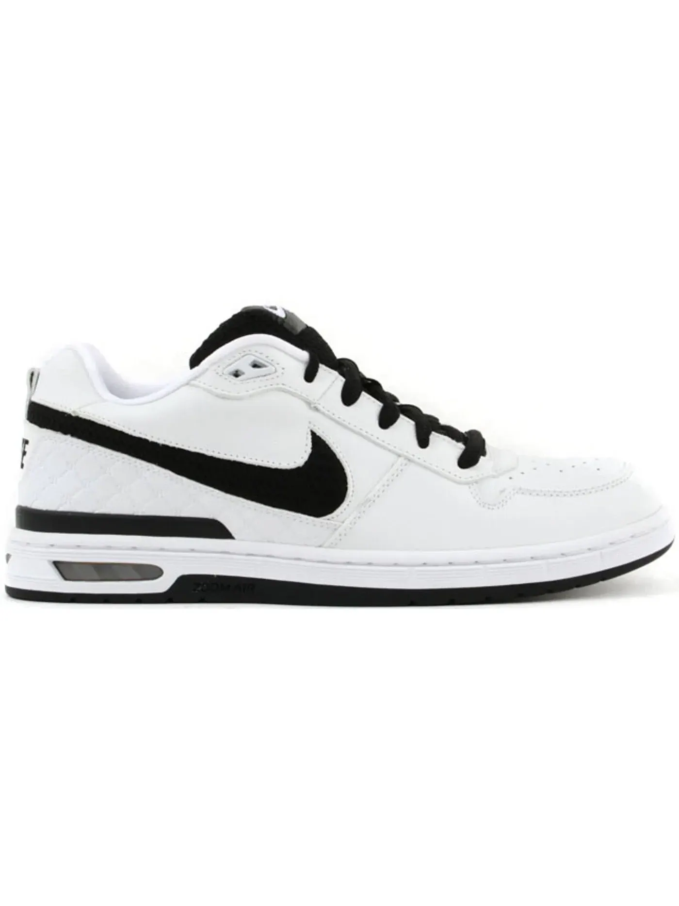 Мужские кроссовки с длинным шнурованием Nike SB Paul Rodriguez Nike — изображение 1 из 1, белый/черный
