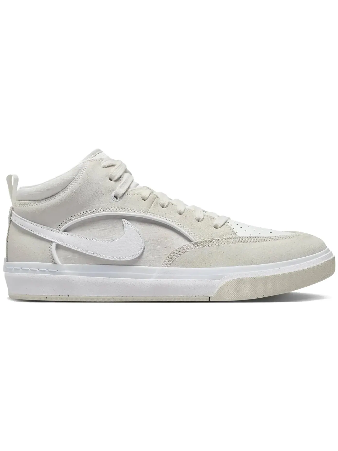 Мужские кроссовки с амортизацией Nike SB React Leo — изображение 1 из 1, белый//белый