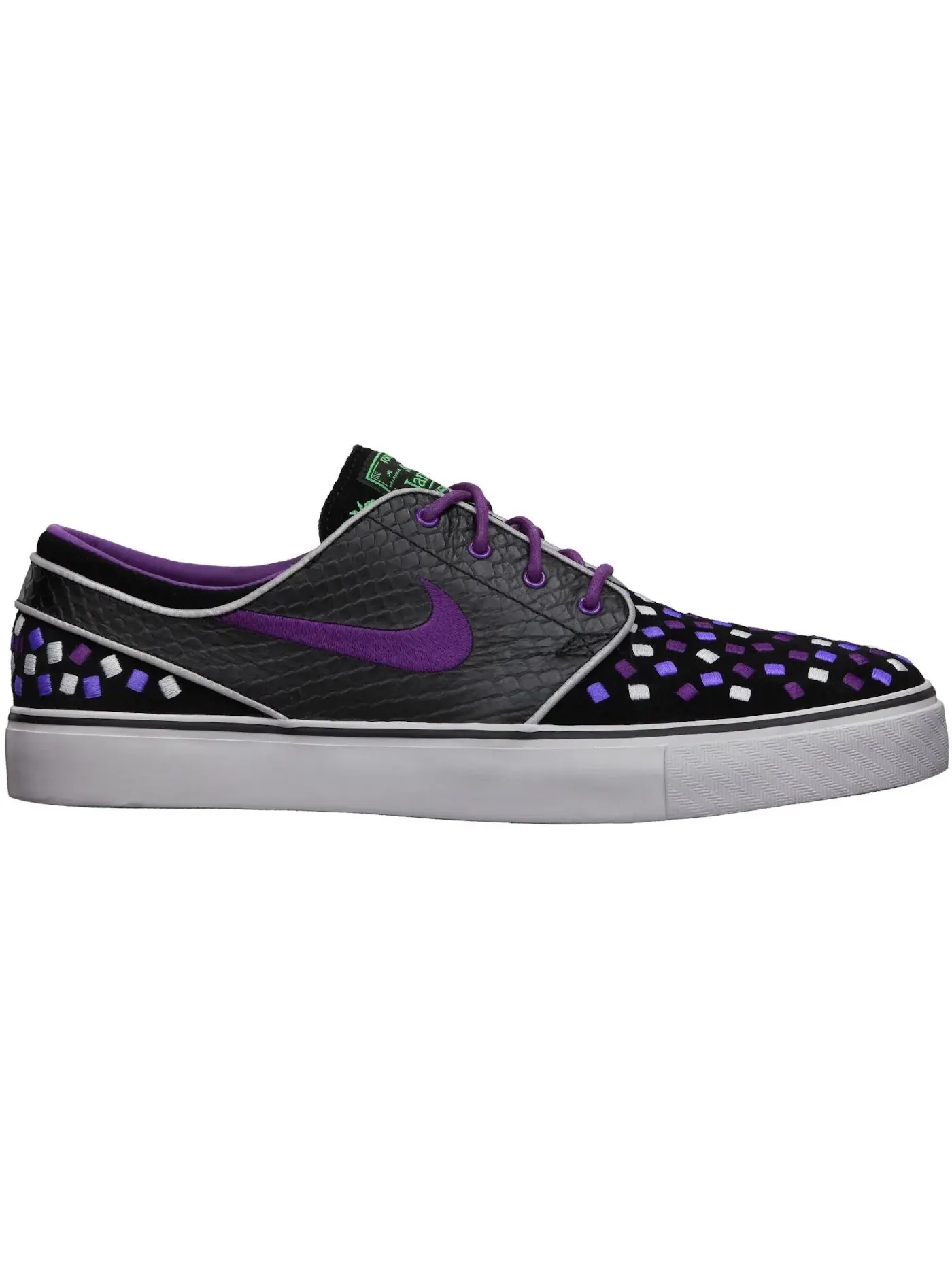 Мужские кроссовки с принтом Nike SB Stefan Janoski Nike — изображение 1 из 1, черный/яркий/серый
