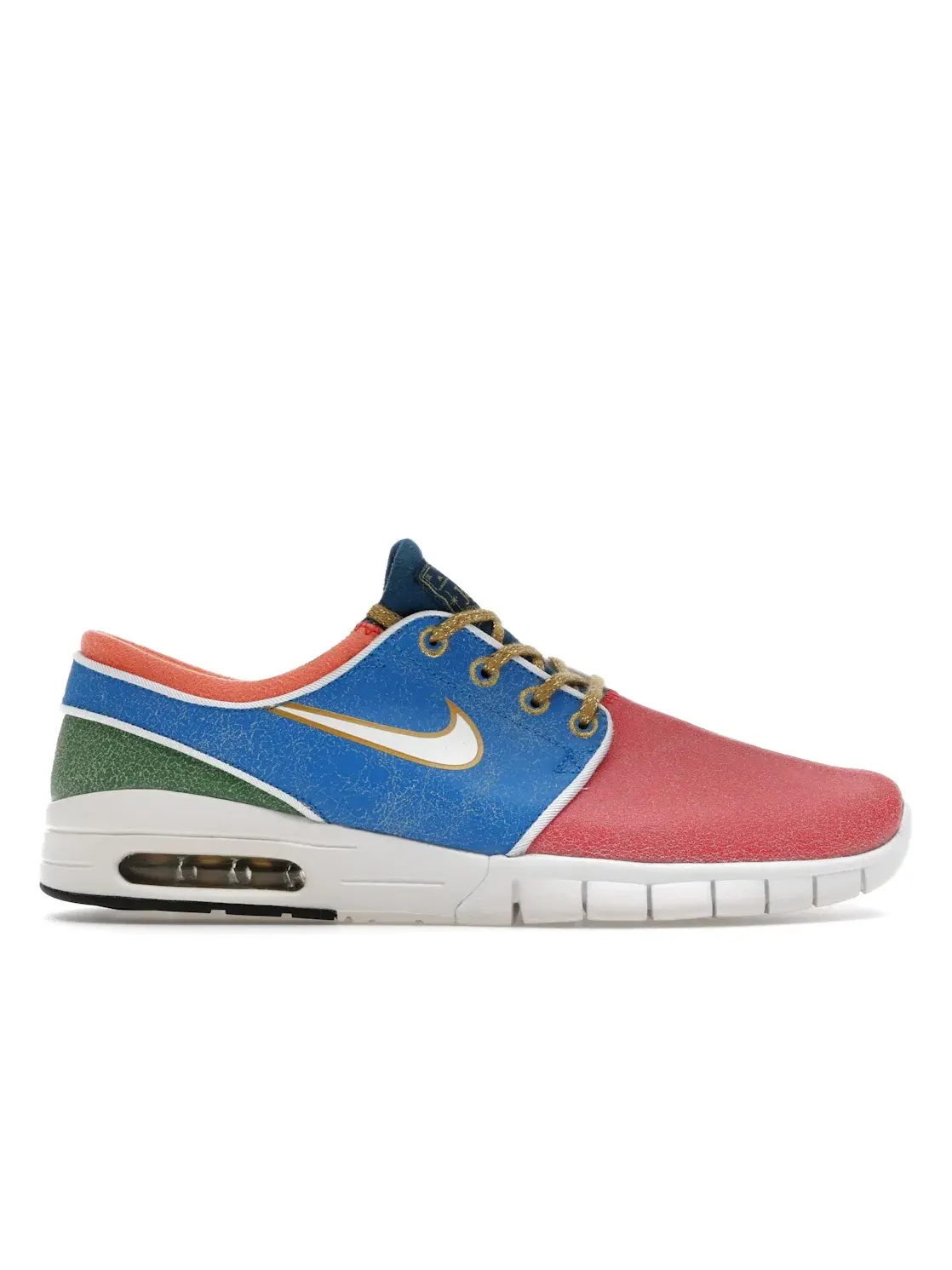 Мужские кроссовки с принтом Nike SB Stefan Janoski Max Nike — изображение 1 из 4, синий/зеленый/белый