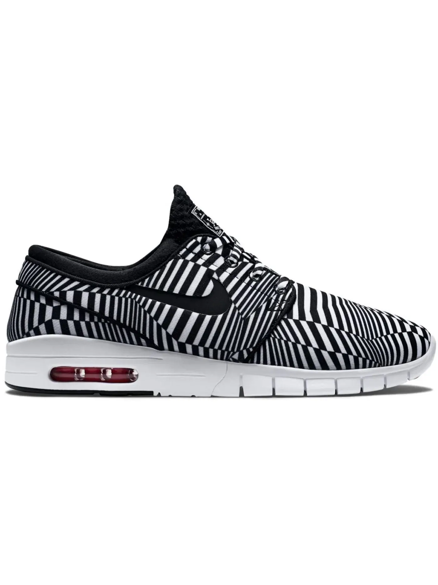 Мужские кроссовки с принтом Nike SB Stefan Janoski Max Dazzle — изображение 1 из 1, белый/черный