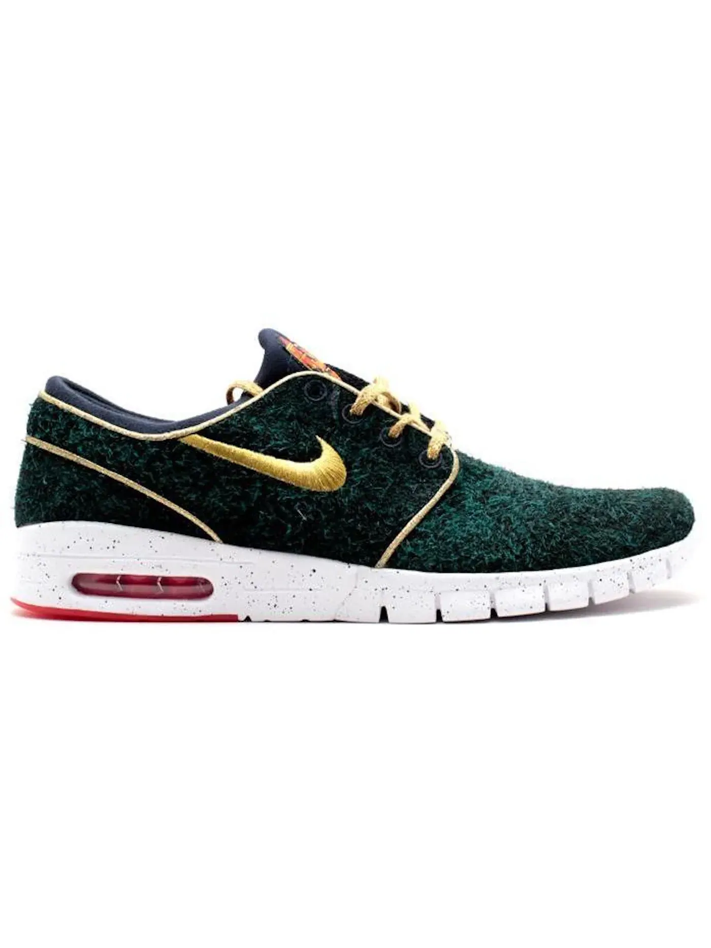 Мужские кроссовки с высокой подошвой Nike SB Stefan Janoski Max Nike — изображение 1 из 1, синий зеленый золотистый