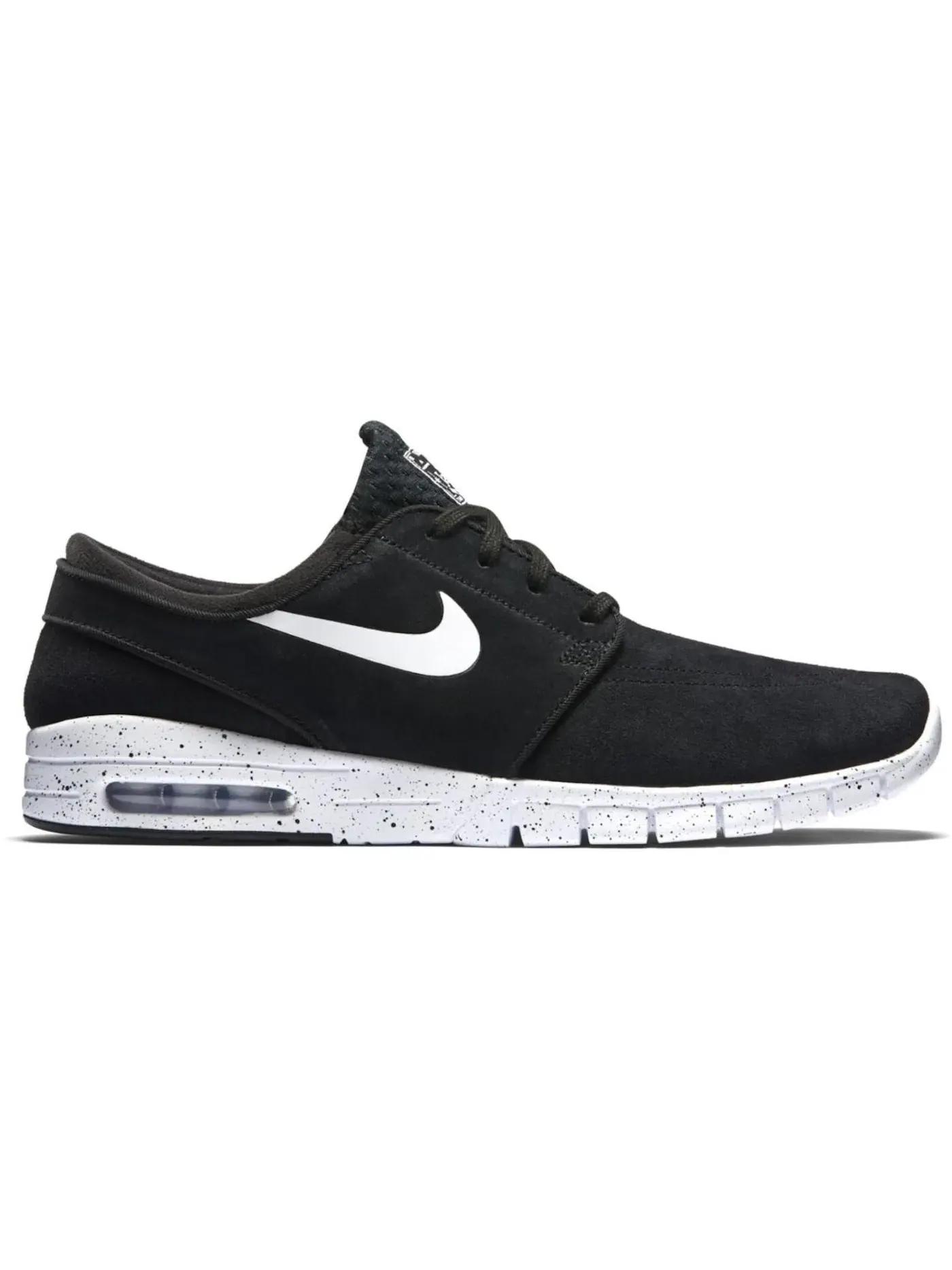 Мужские кроссовки с кожаным верхом Nike SB Stefan Janoski — изображение 1 из 1, черный/белый