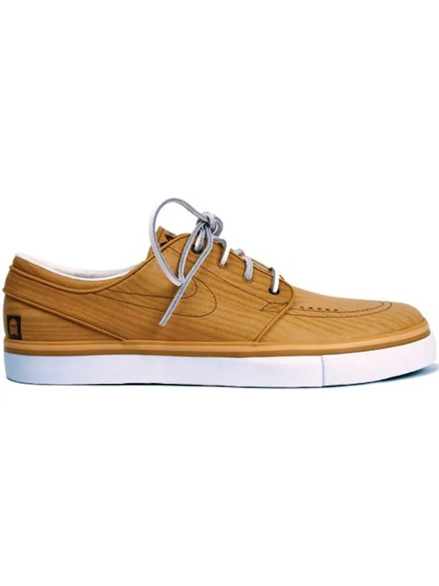 Мужские кроссовки с кожаным верхом Nike SB Stefan Janoski Nike — изображение 1 из 1, светлый коричневый/белый