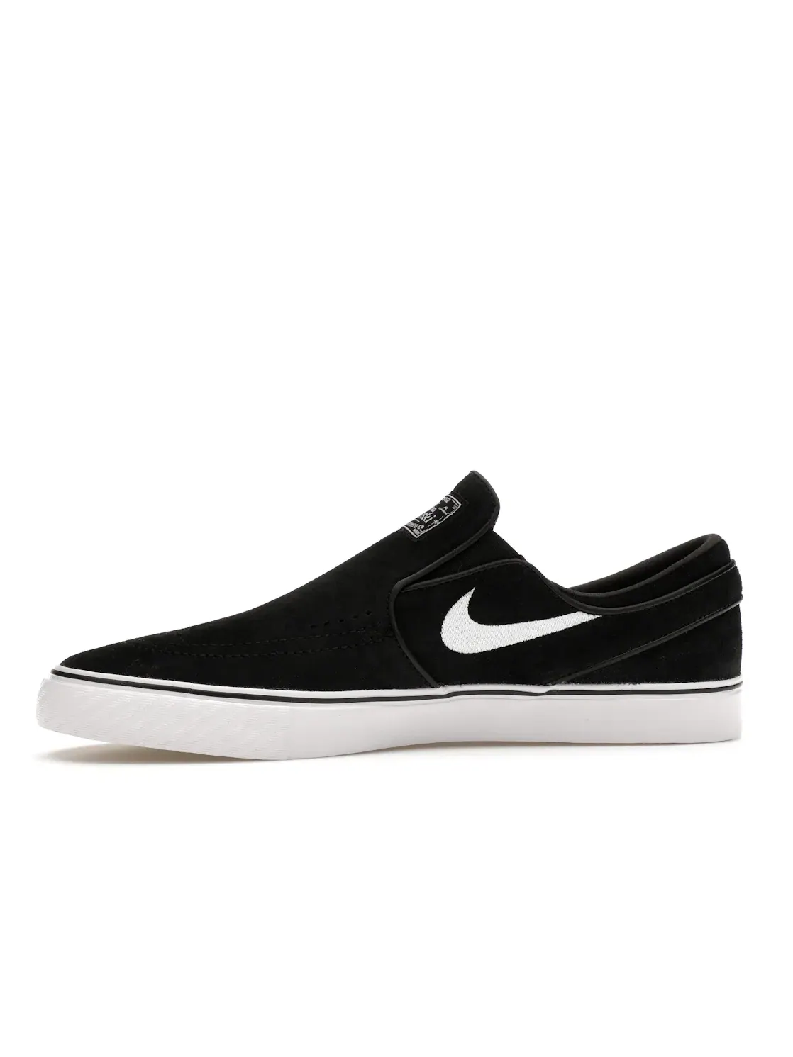 Мужские кроссовки без шнурков Nike SB Stefan Janoski+ Slip Nike — изображение 3 из 4, черный/черный-белый