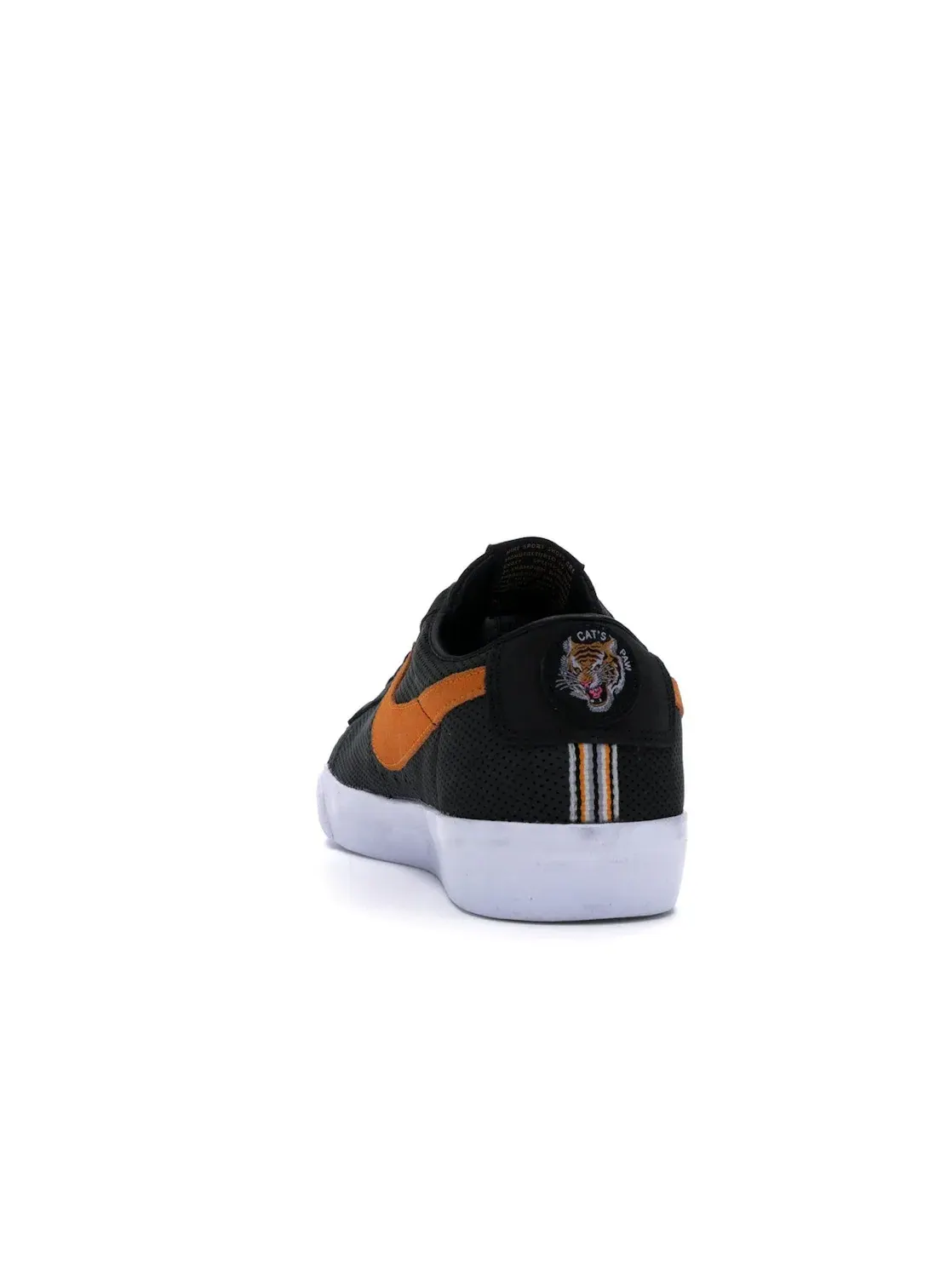 Мужские кроссовки Lifestyle Nike SB Zoom Blazer Low GT Cats Paw Saloon Nike — изображение 4 из 4, черный/оранжевый-белый