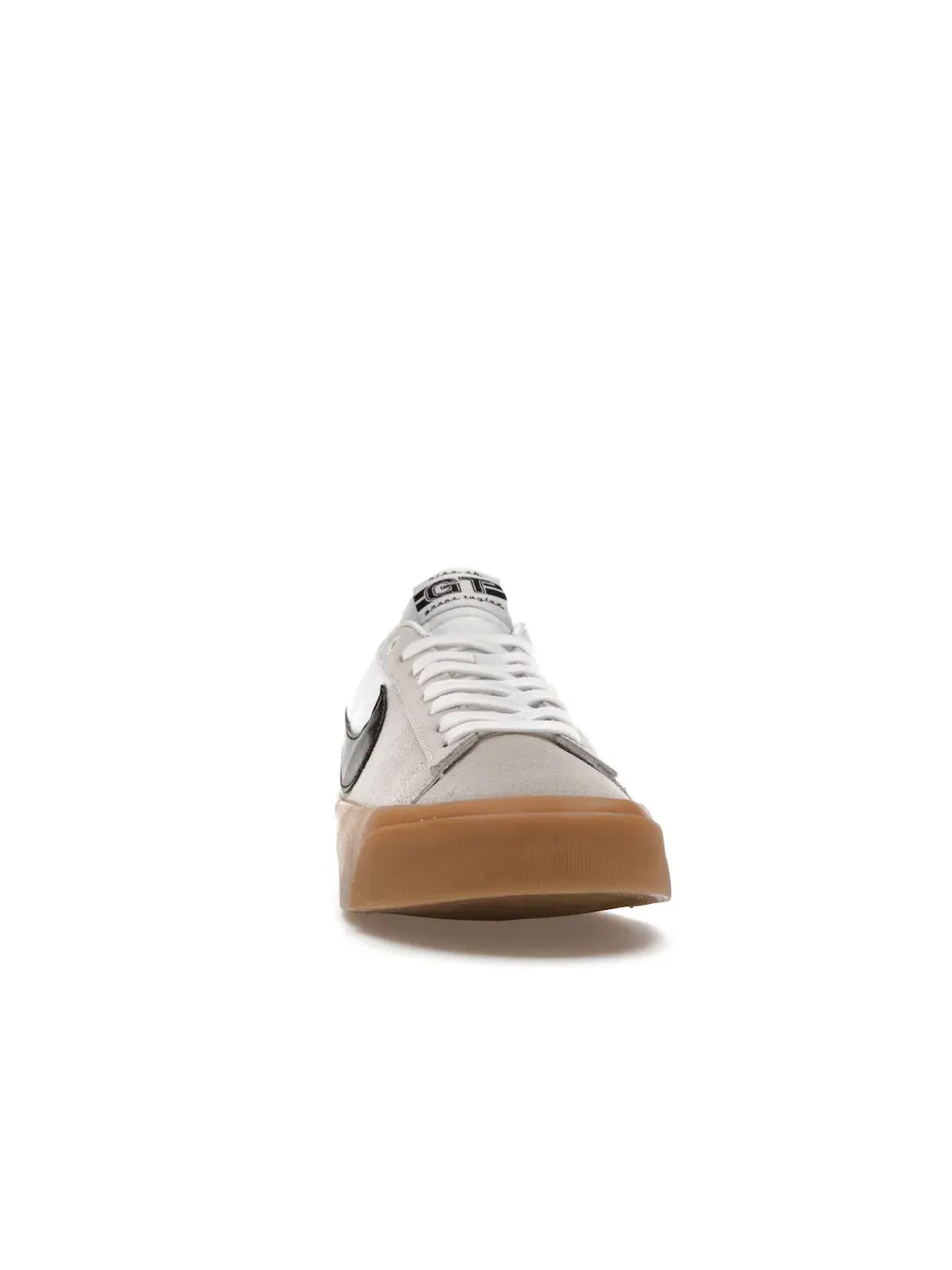 Мужские кроссовки замшевые Nike SB Zoom Blazer Low Pro GT — изображение 2 из 4, белый/белый/белый/черный