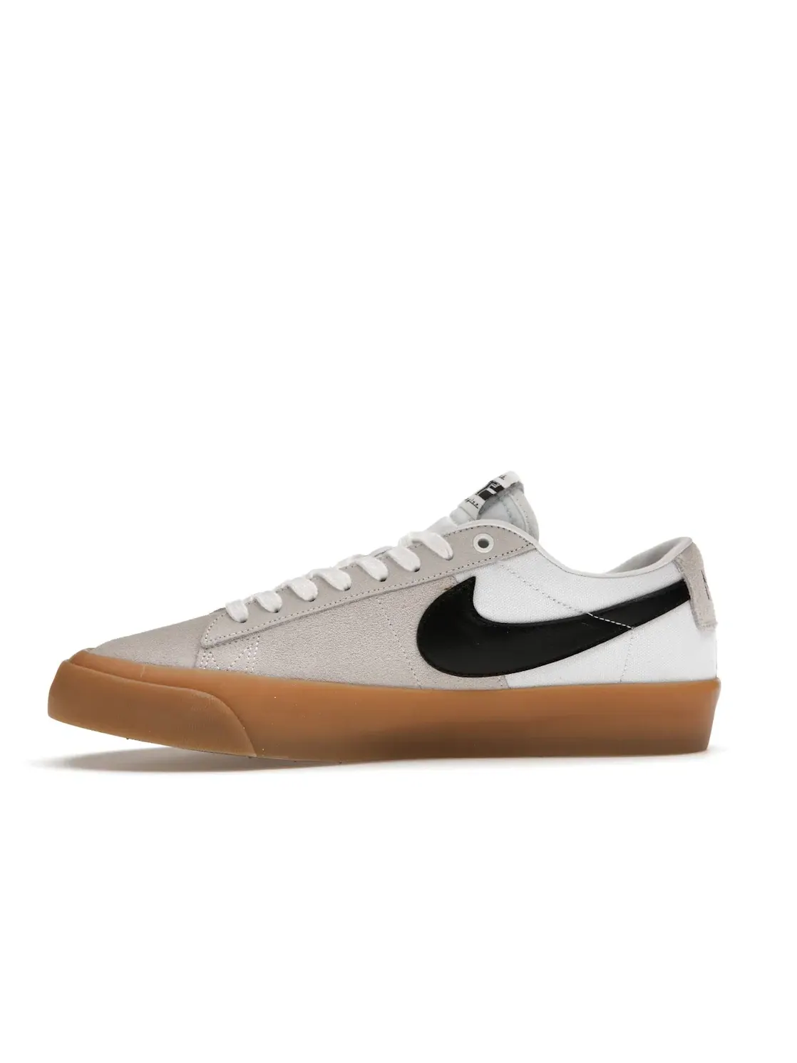 Мужские кроссовки замшевые Nike SB Zoom Blazer Low Pro GT — изображение 3 из 4, белый/белый/белый/черный