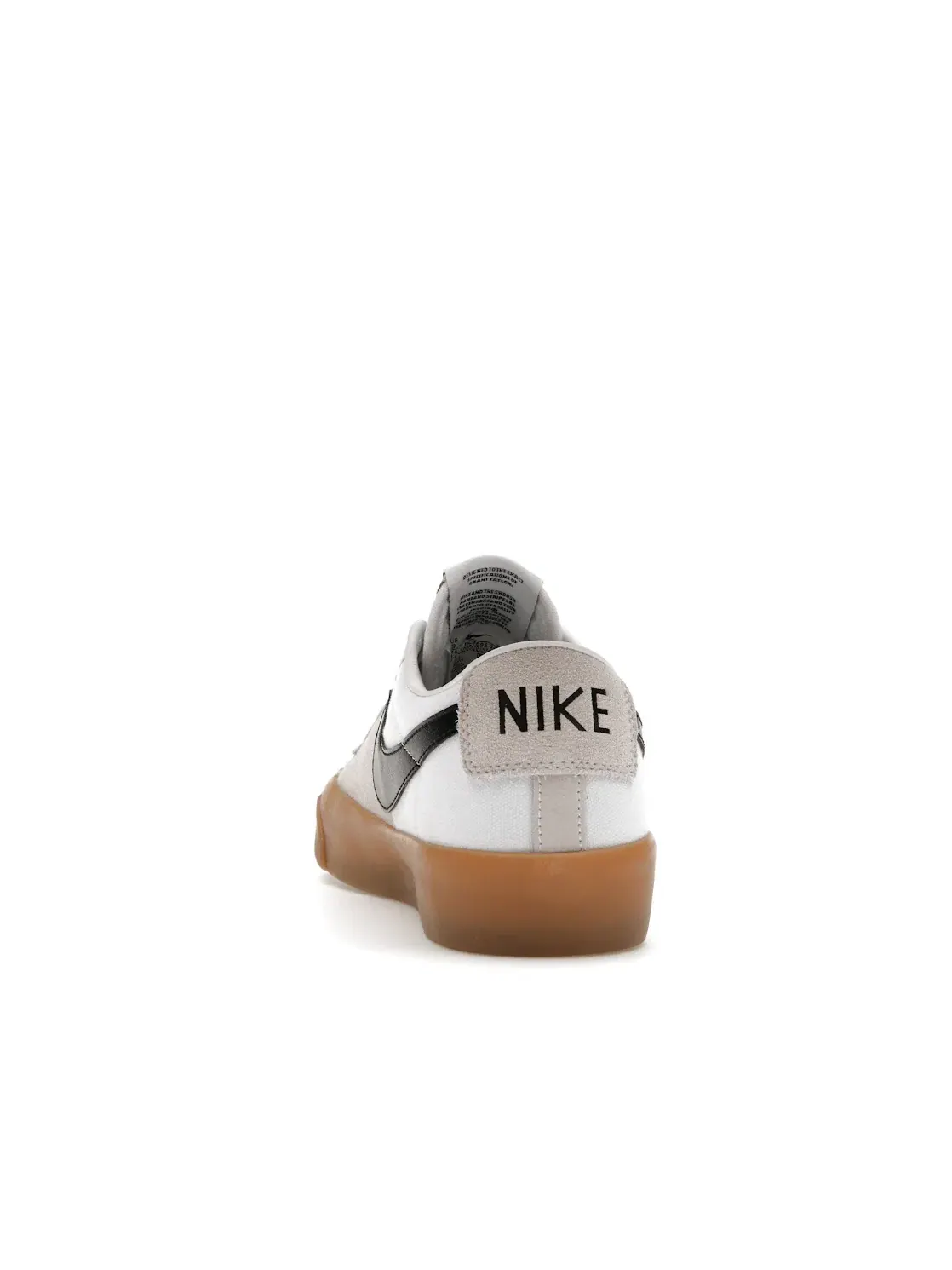 Мужские кроссовки замшевые Nike SB Zoom Blazer Low Pro GT — изображение 4 из 4, белый/белый/белый/черный