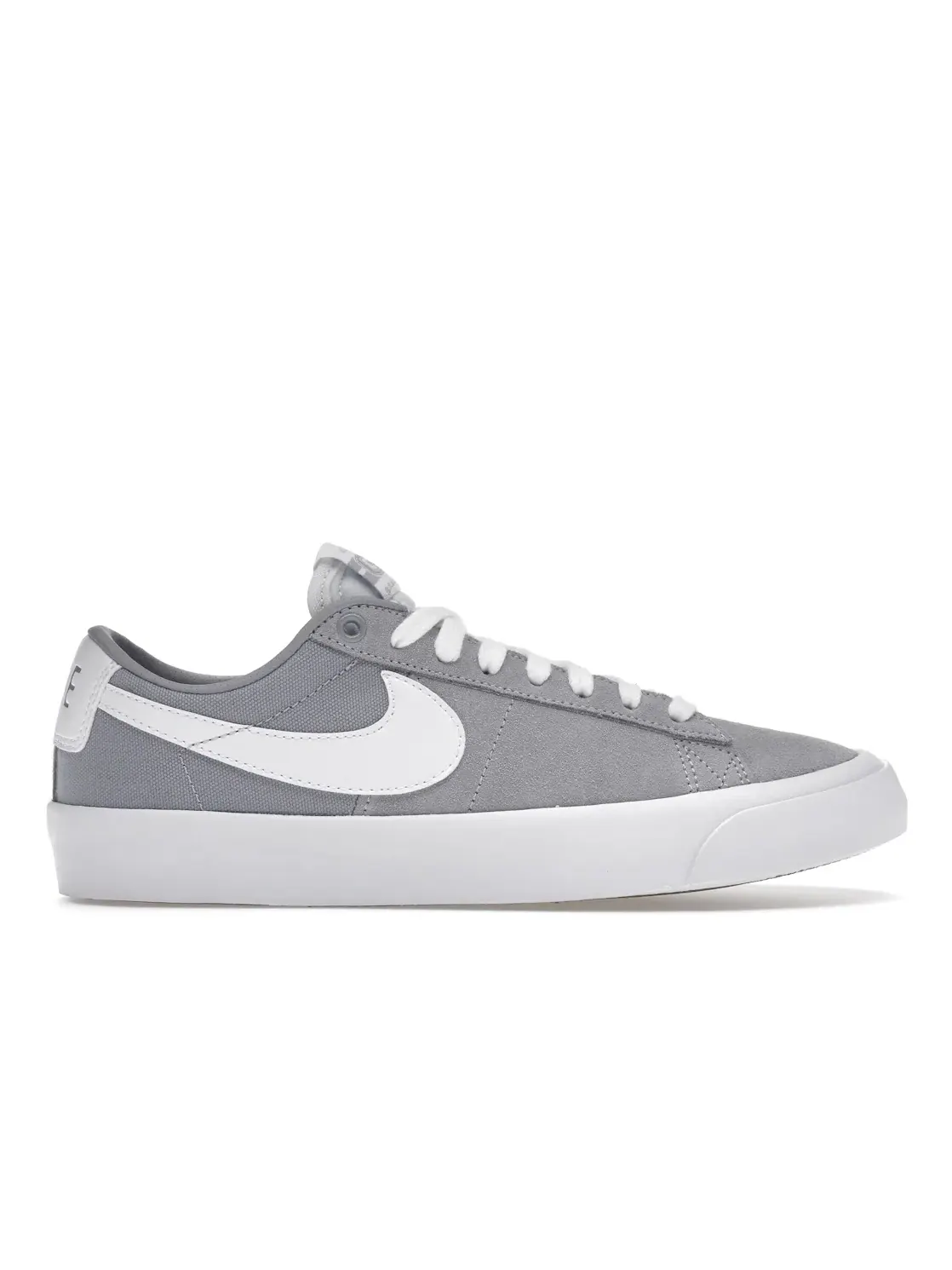Мужские кроссовки Nike SB Zoom Blazer Low Pro GT — изображение 1 из 4, серый/белый-серый-белый