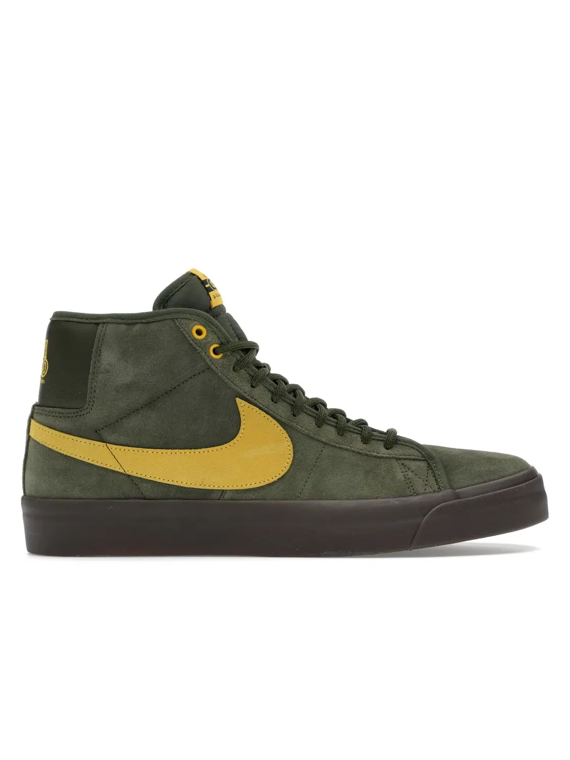 Мужские кроссовки с системой амортизации Nike SB Zoom Blazer Mid Nike — изображение 1 из 4, зеленый//зеленый