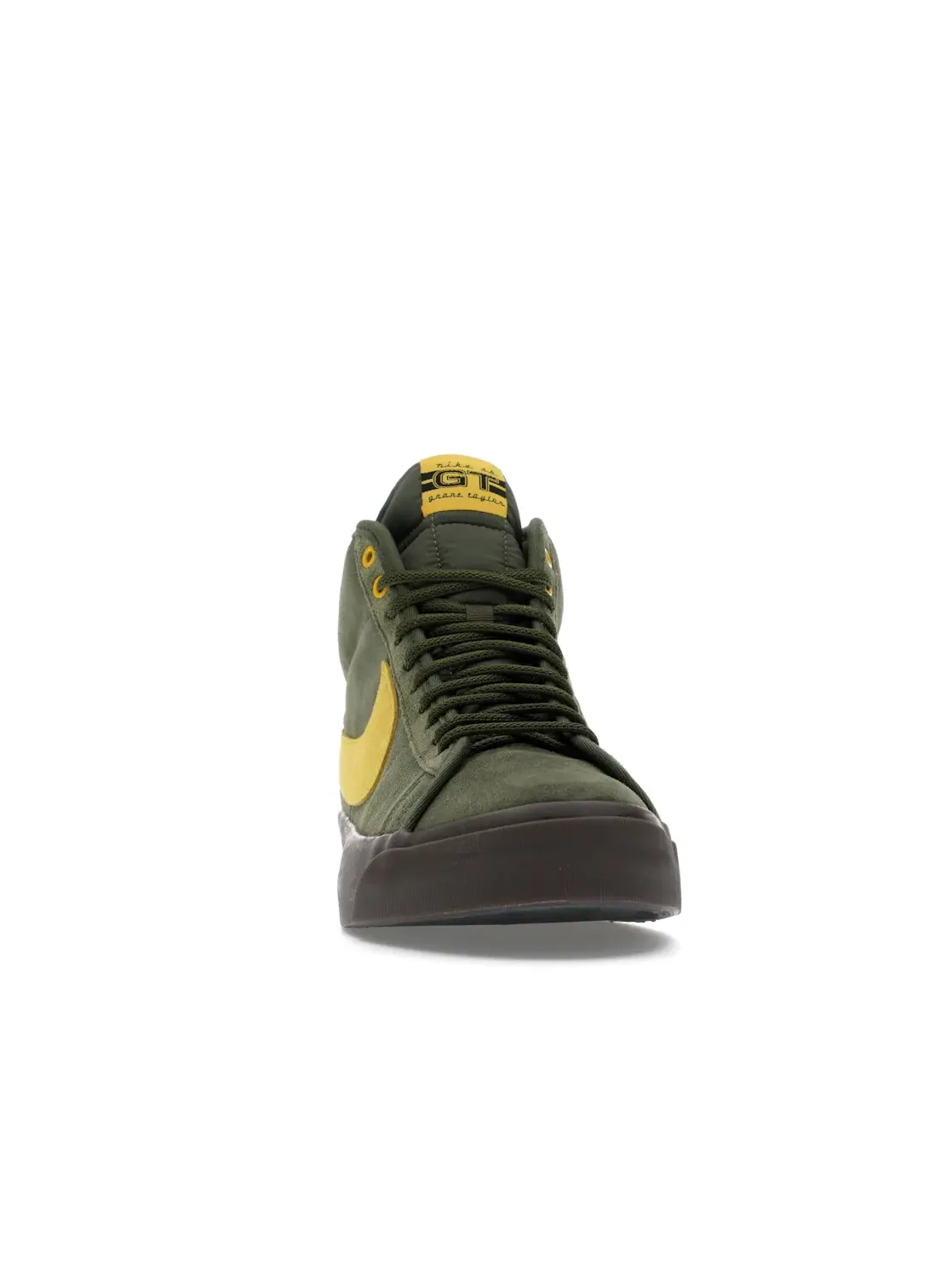 Мужские кроссовки с системой амортизации Nike SB Zoom Blazer Mid Nike — изображение 2 из 4, зеленый//зеленый