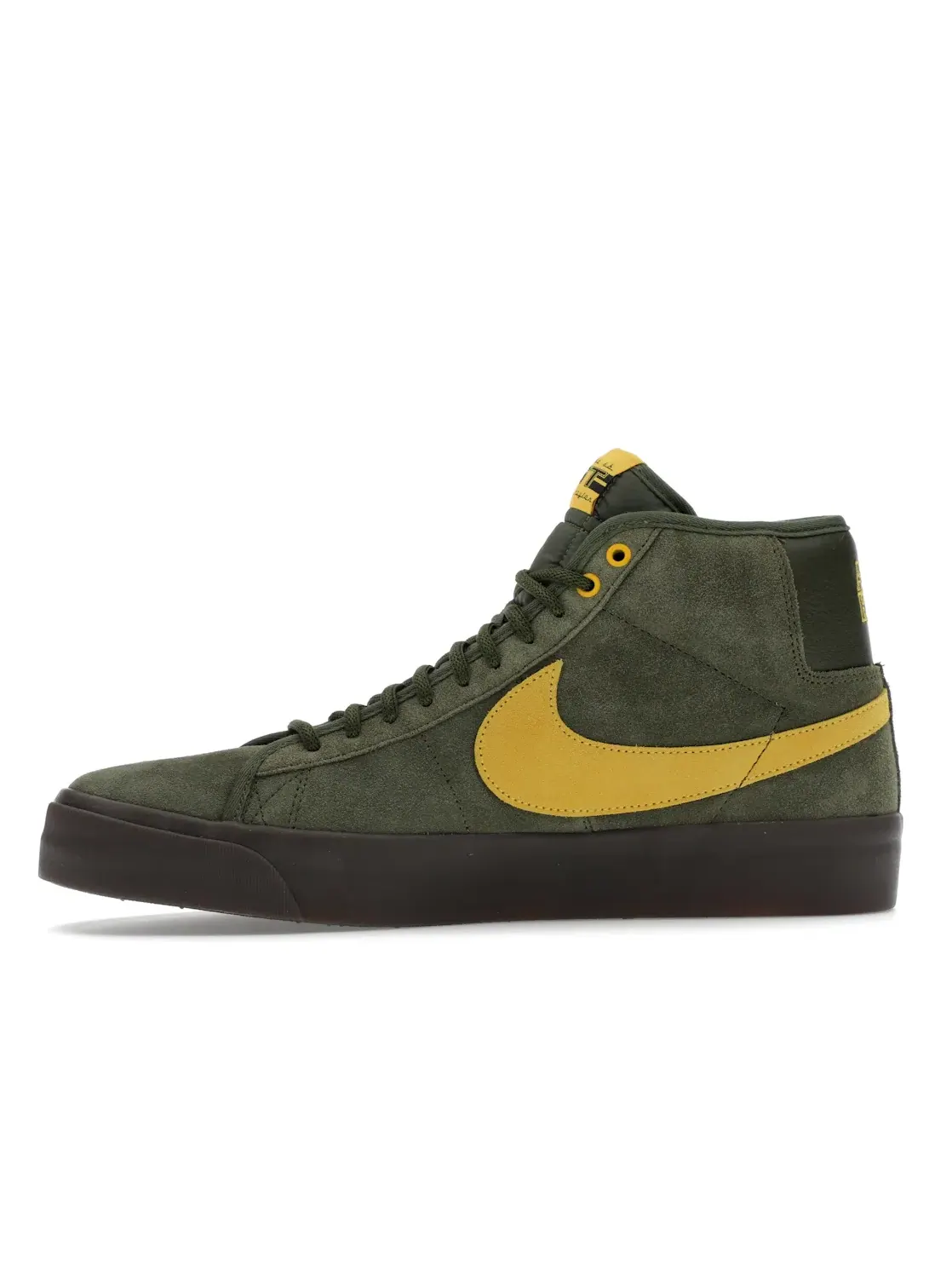 Мужские кроссовки с системой амортизации Nike SB Zoom Blazer Mid Nike — изображение 3 из 4, зеленый//зеленый