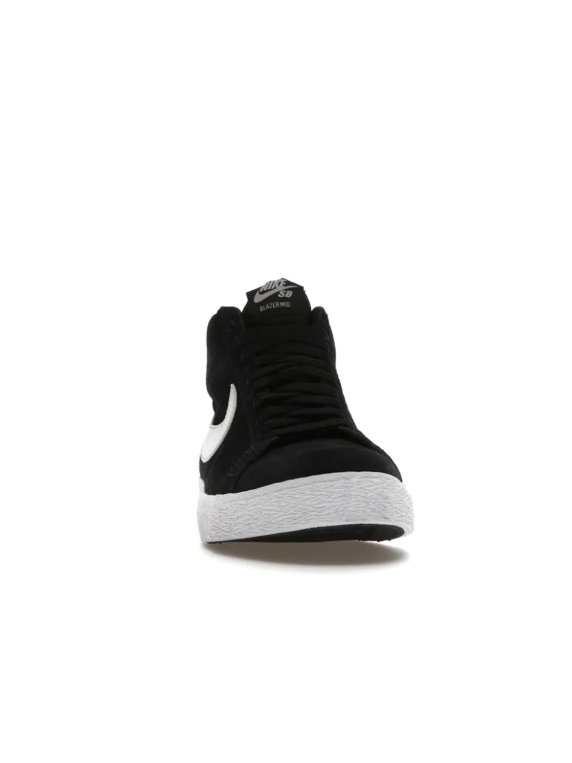 Мужские кроссовки Lifestyle с ретро Swoosh Nike SB Zoom Blazer Mid — изображение 2 из 4, черный/белый/белый/белый