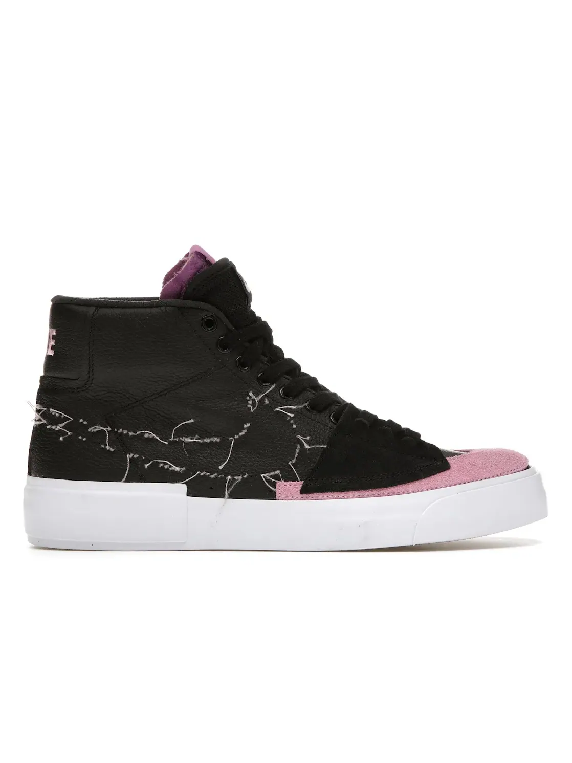 Мужские кроссовки с кожаным верхом Nike SB Zoom Blazer Mid Edge Nike — изображение 1 из 4, черный/розовый-белый