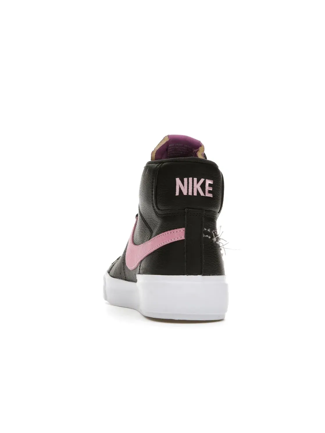 Мужские кроссовки с кожаным верхом Nike SB Zoom Blazer Mid Edge Nike — изображение 4 из 4, черный/розовый-белый
