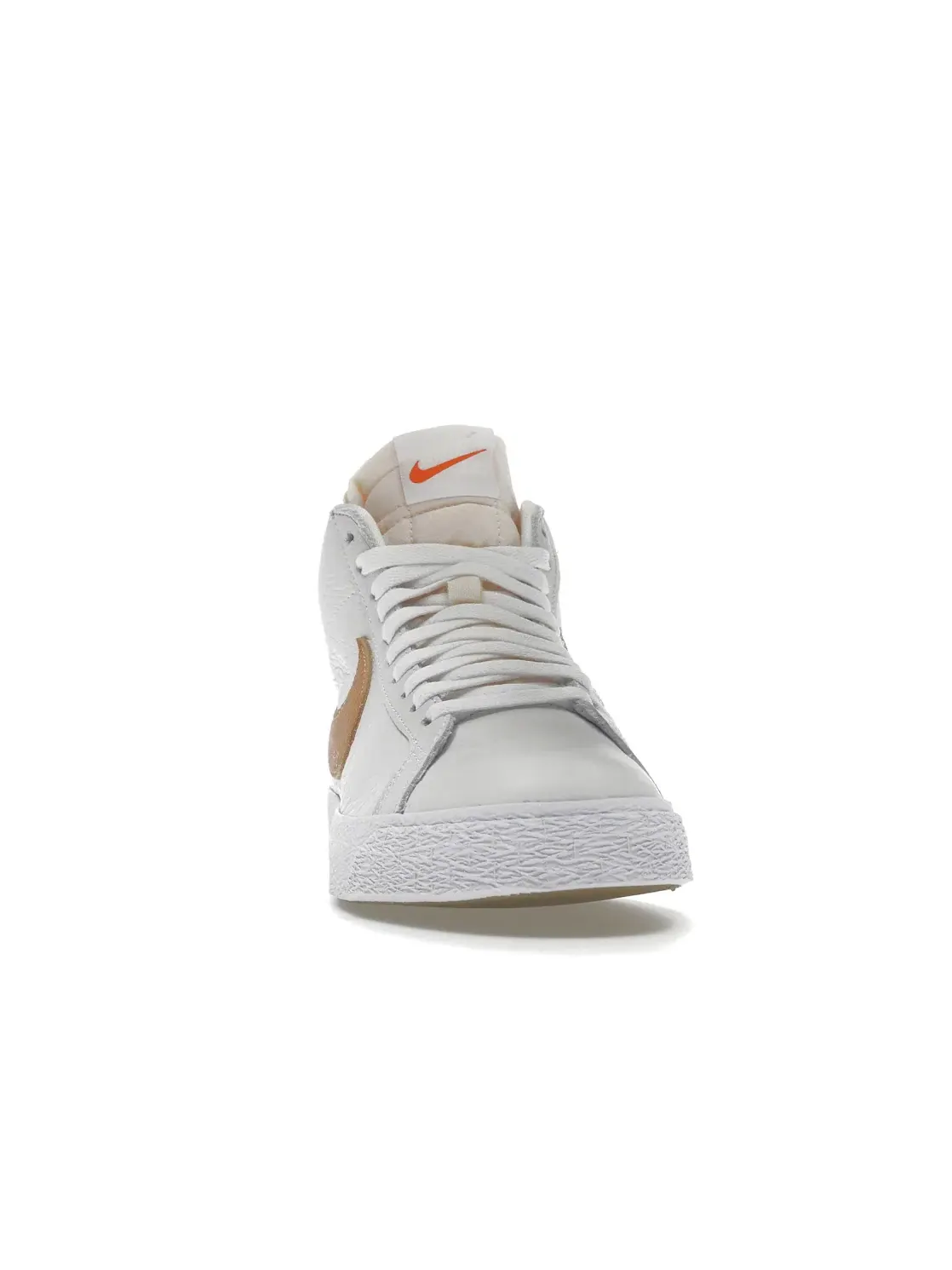 Мужские кроссовки для повседневной носки Nike SB Zoom Blazer Mid ISO Nike — изображение 2 из 4, белый светлый коньячный
