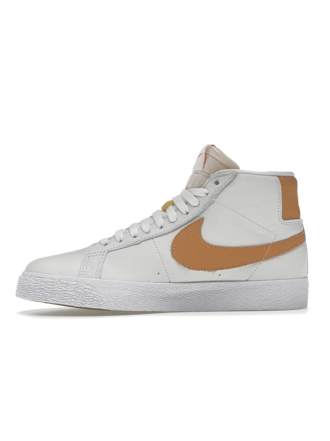 Мужские кроссовки для повседневной носки Nike SB Zoom Blazer Mid ISO Nike — изображение 3 из 4, белый светлый коньячный