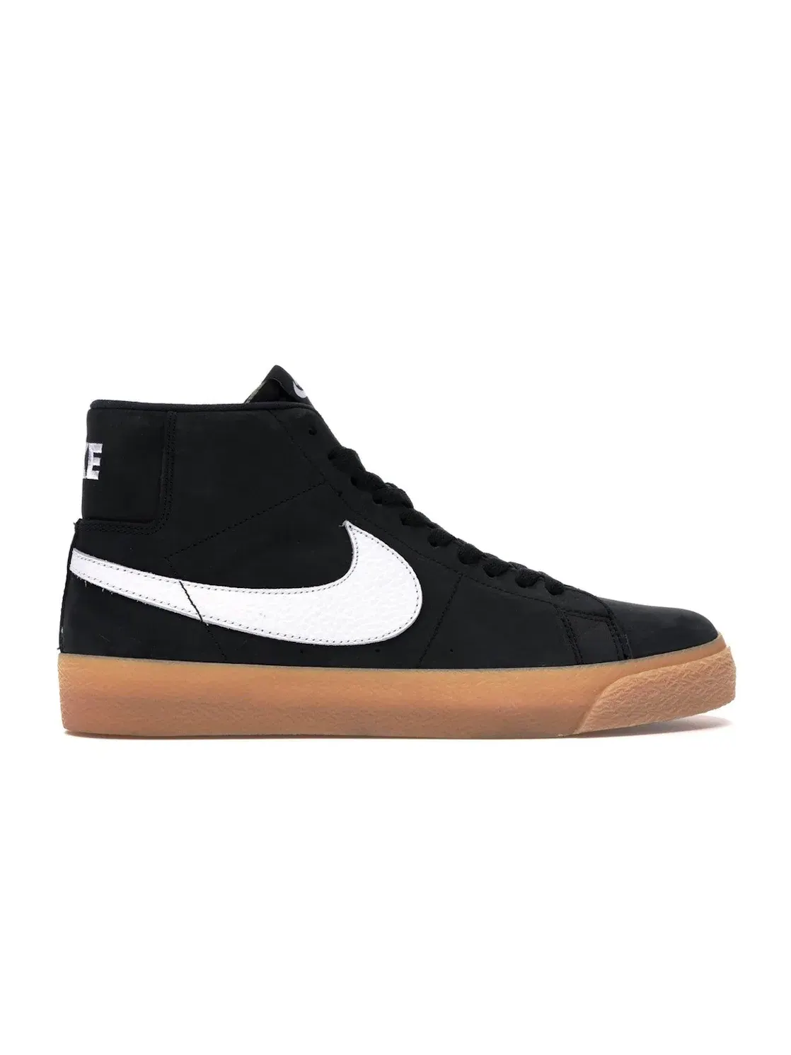Мужские кроссовки с замшевым верхом Nike SB Zoom Blazer Mid — изображение 1 из 4, черный/белый-оранжевый