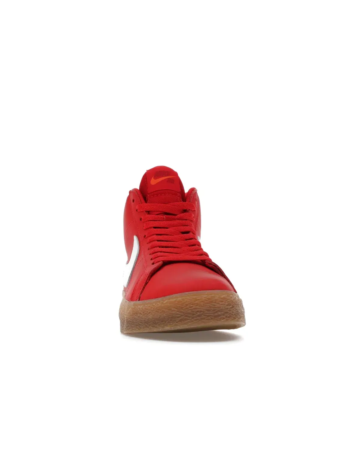 Мужские кроссовки кожаные Nike SB Zoom Blazer Mid Orange Label Red — изображение 2 из 4