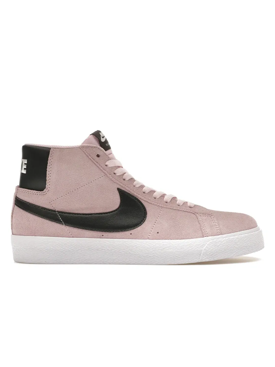 Мужские кроссовки кожаные Nike SB Zoom Blazer Mid — изображение 1 из 4, розовый/белый/желтый