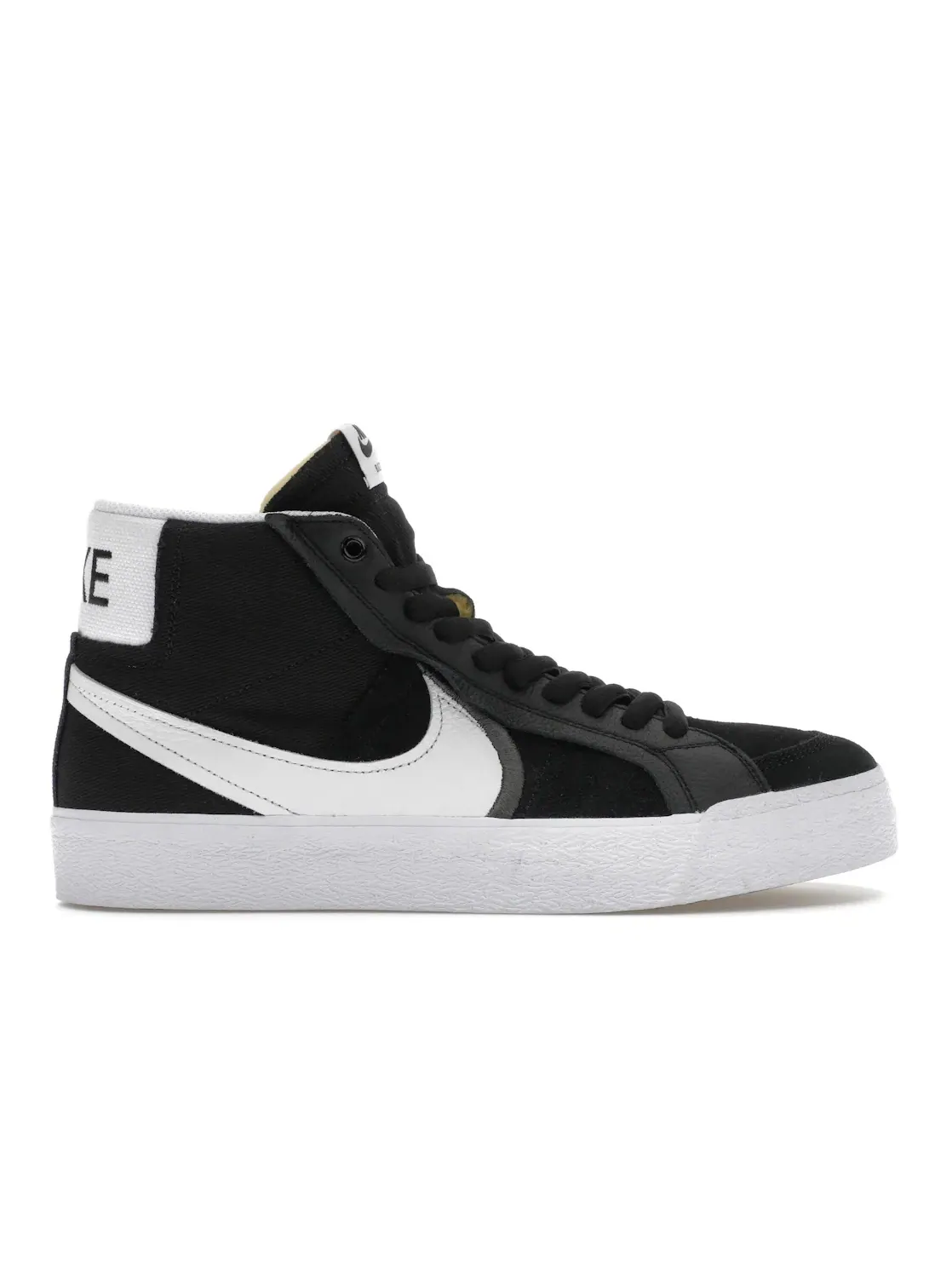 Мужские кроссовки lifestyle с высоким берцем Nike SB Zoom Blazer Mid Premium Plus Nike — изображение 1 из 4, черный/белый