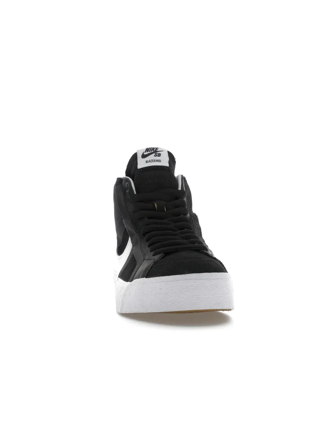 Мужские кроссовки lifestyle с высоким берцем Nike SB Zoom Blazer Mid Premium Plus Nike — изображение 2 из 4, черный/белый