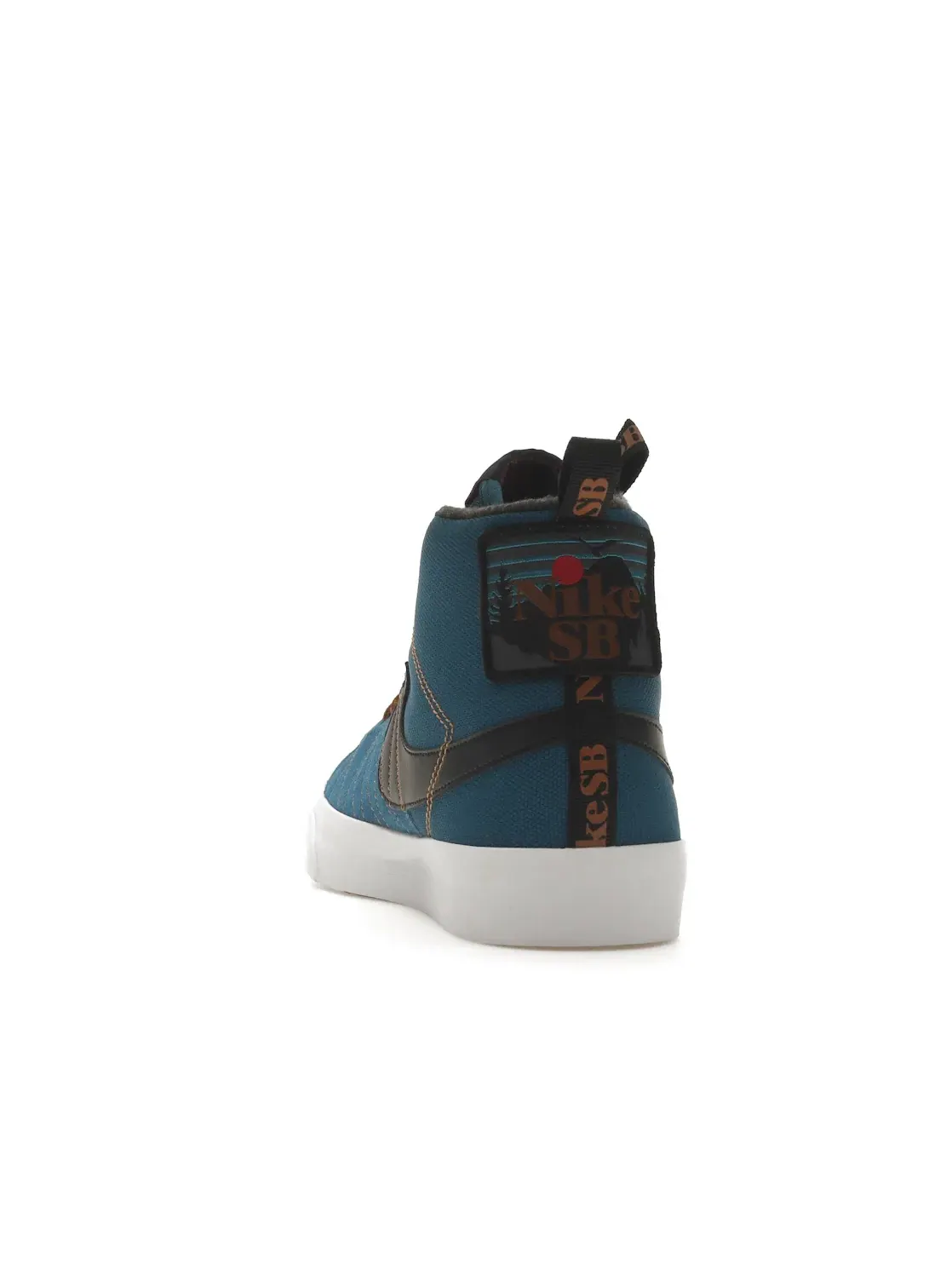 Мужские кроссовки с высоким верхом Nike SB Zoom Blazer Mid PRM Nike — изображение 4 из 4, черный