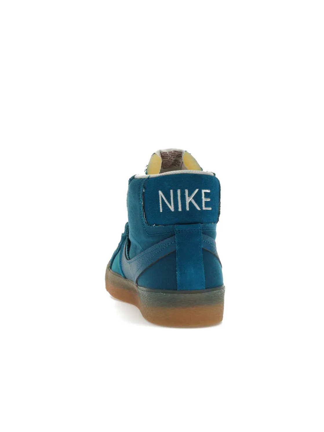 Мужские кроссовки для скейтбординга Nike SB Zoom Blazer Mid PRM Plus — изображение 4 из 4, зеленый/зеленый--желтый