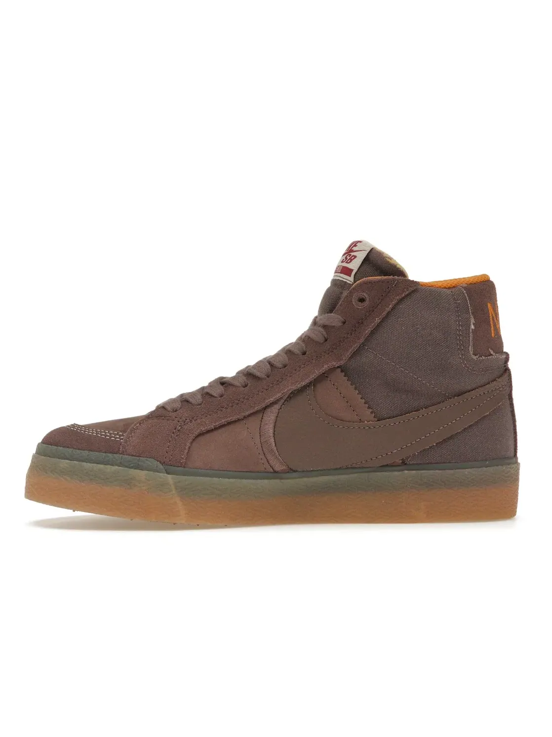 Мужские кроссовки с принтом Nike SB Zoom Blazer Mid PRM Plus Nike — изображение 3 из 4, желтый