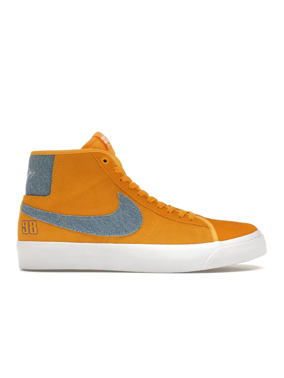 Мужские кроссовки Nike SB Zoom Blazer Mid Pro GT University Gold/Game Royal/White/Black — изображение 1 из 4