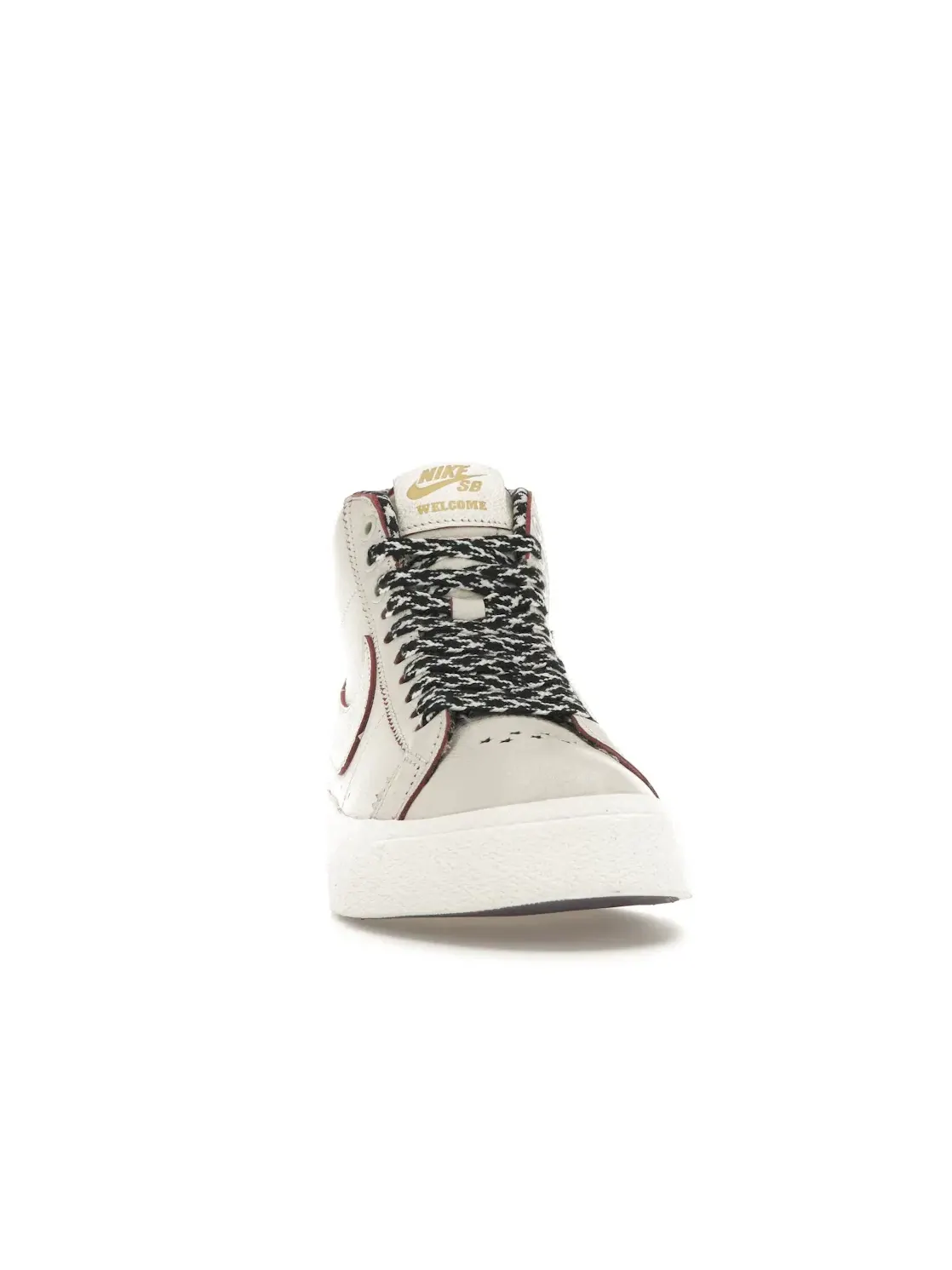 Мужские кроссовки с замшевым верхом Nike SB Zoom Blazer Mid QS Welcome Skateboarding — изображение 2 из 4, темный/белый